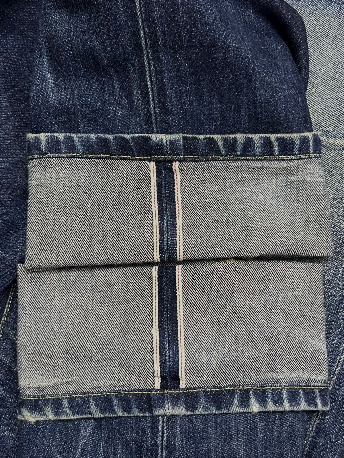 Uniqlo Vintage Uniqlo Selvedge Denim Japan - Faded Wash, Distressed Size US 34 / EU 50 - 8 Thumbnail