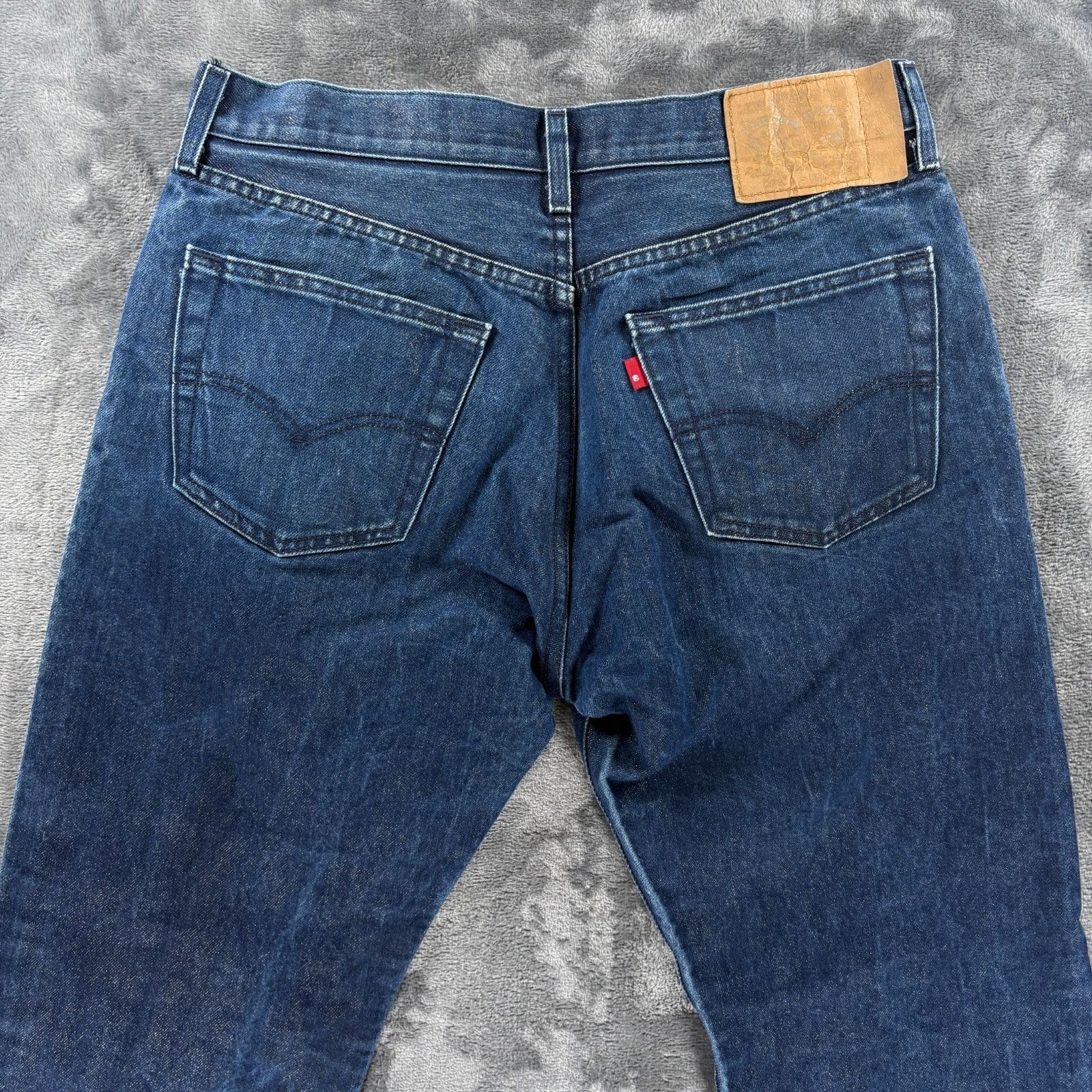 Levi's Levi’s 501 Men Jeans 34X30 Button Fly Vintage Blue Denim Str Size US 34 / EU 50 - 18 Thumbnail