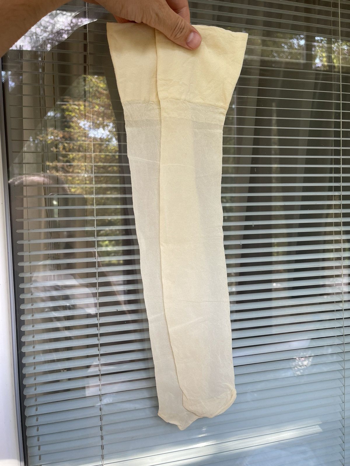 Dior × Vintage Vintage Christian Dior socks, sheer stoking 80-90s Size ONE SIZE - 5 Thumbnail