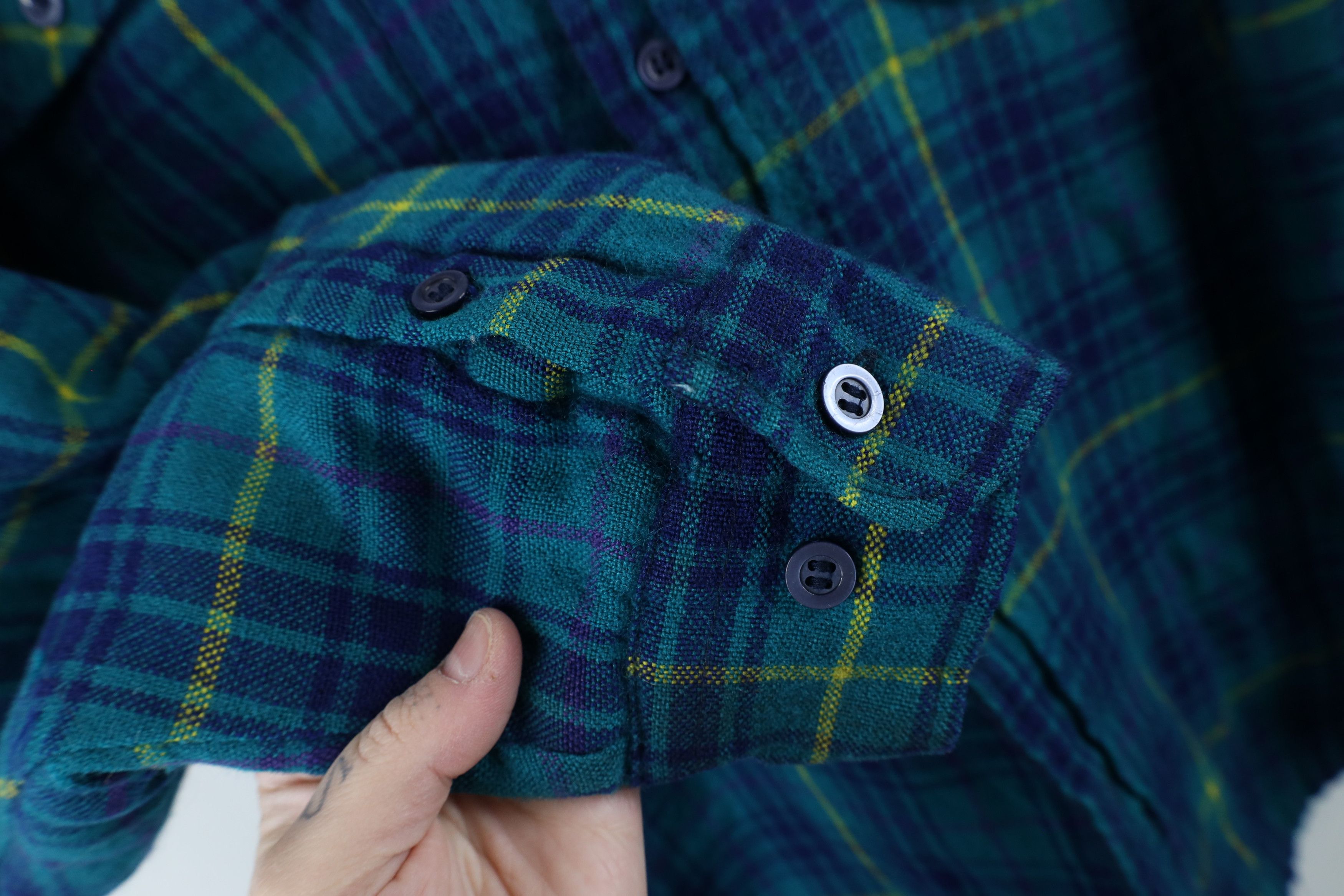 Vintage Vintage 90s Streetwear Blend Button Shirt Jacket Jac Shirt Size US L / EU 52-54 / 3 - 4 Thumbnail