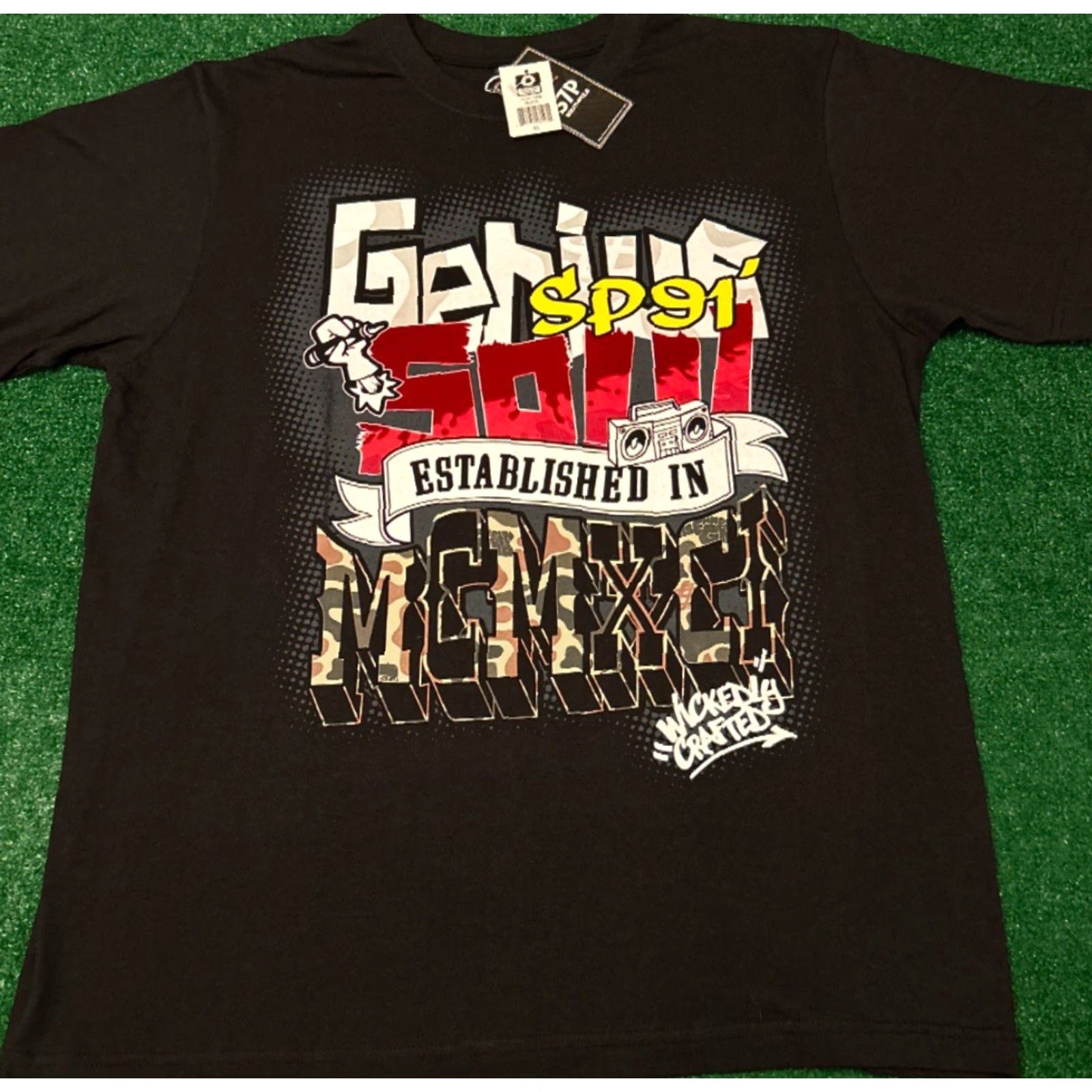 Southpole VINTAGE Southpole T-Shirt Mens XL Black Logo Hip Hop 90s Grunge Skater Y2K NWT HVG Size US XL / EU 56 / 4 - 3 Thumbnail