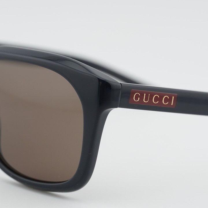Gucci Gucci GG2077S 004 Sunglasses Blue Square Frame, Brown Lenses Size ONE SIZE - 9 Thumbnail