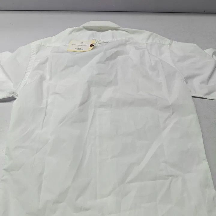 Thom Browne Thom Browne White Satin Long Sleeve Shirt -2507 Size US M / EU 48-50 / 2 - 6 Thumbnail