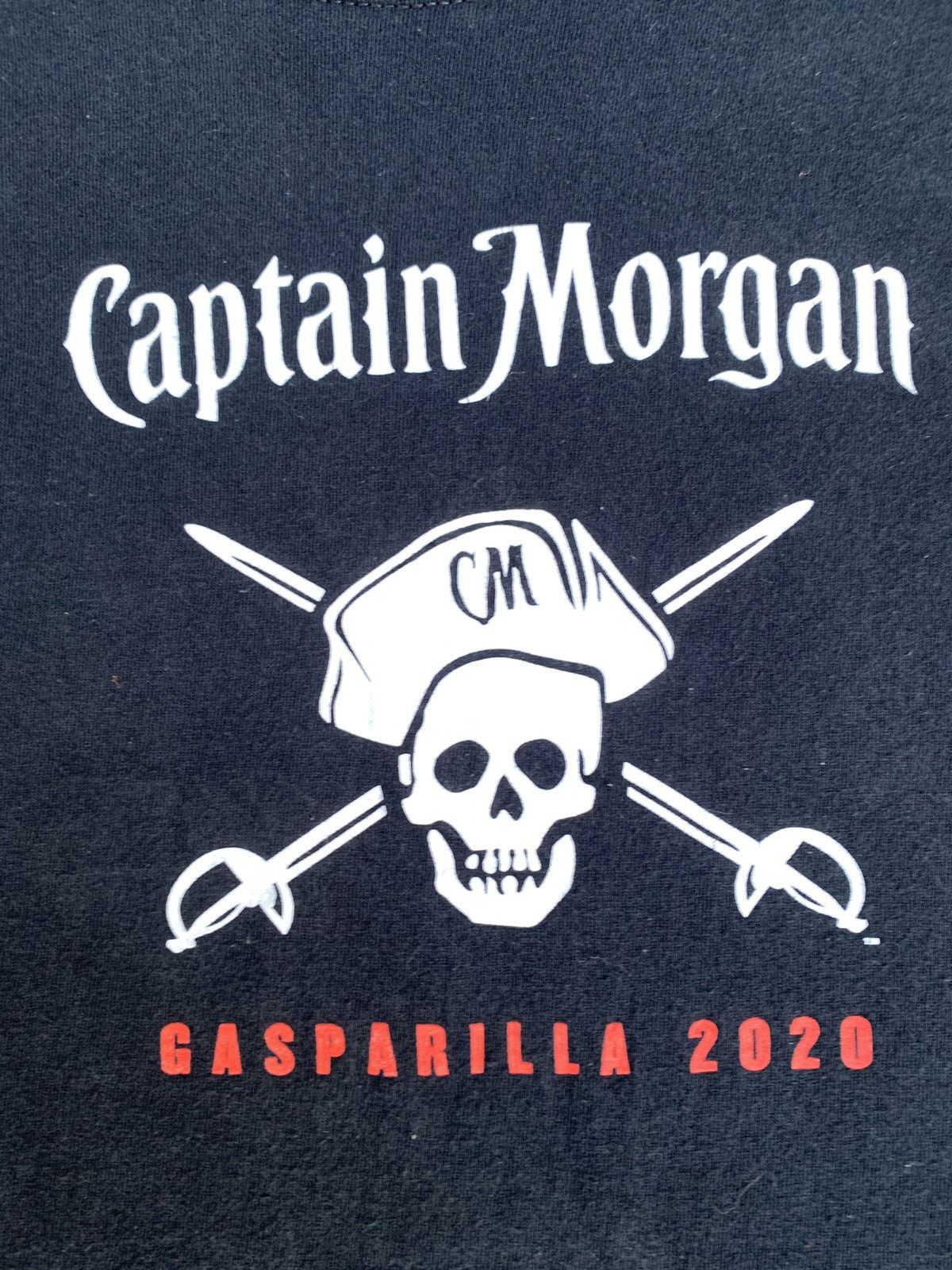 Other Captain Morgan Gasparilla Liquor Black Skull Logo Tee Size US M / EU 48-50 / 2 - 3 Thumbnail