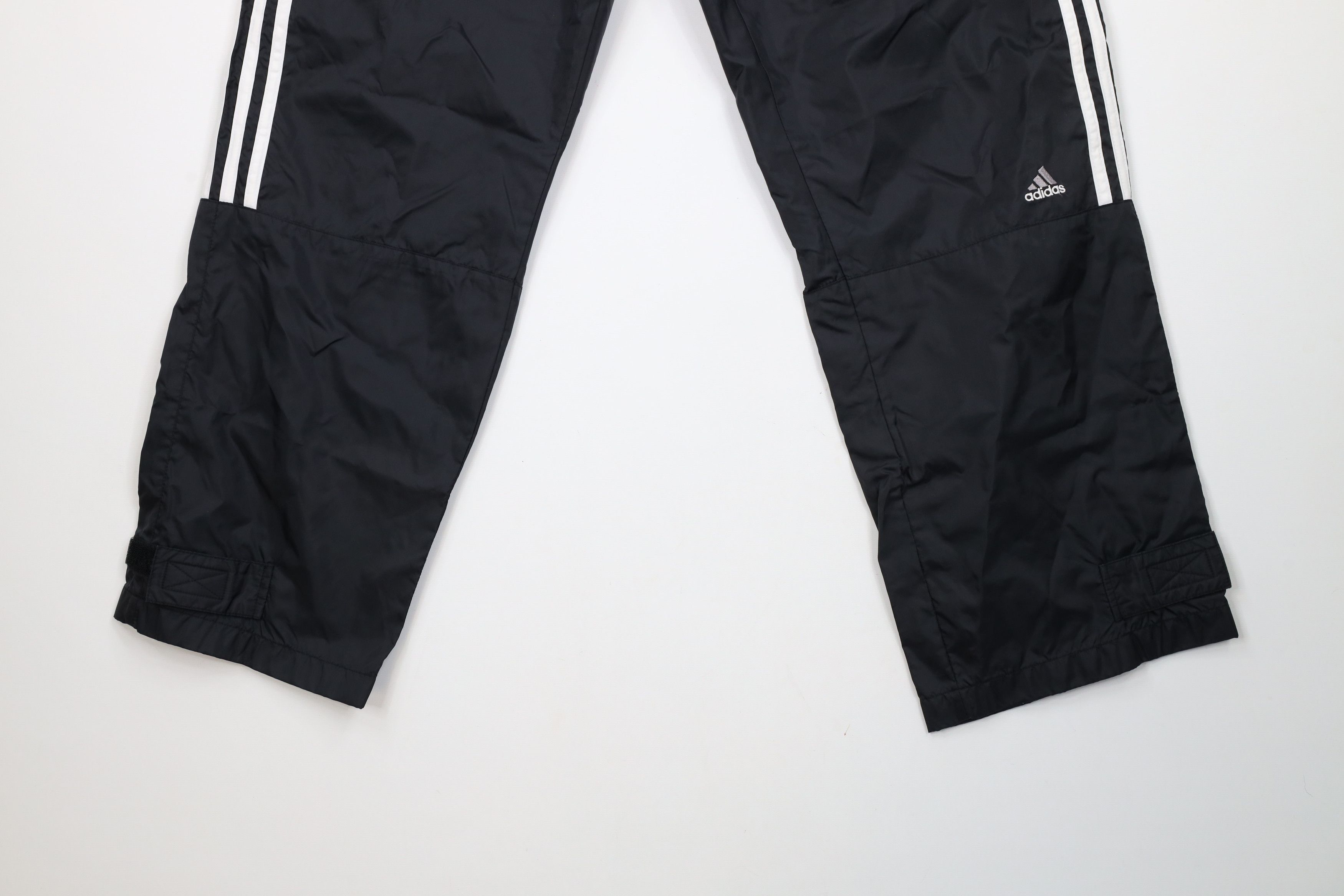 Adidas × Vintage Vintage Y2K 2001 Adidas Lined Wide Leg Windbreaker Pants Size US 36 / EU 52 - 4 Thumbnail