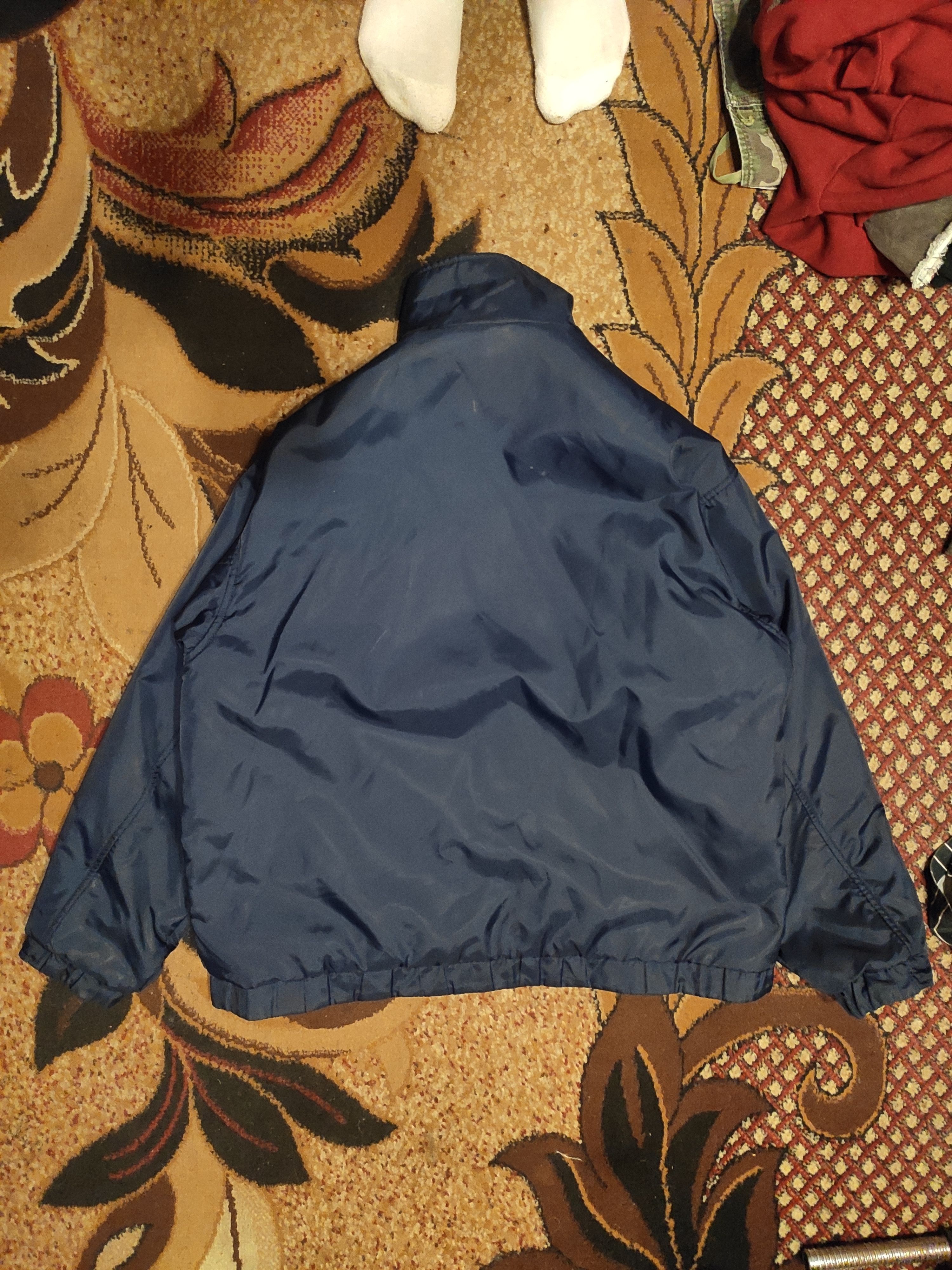 Nike × Vintage Nike reversible navy yellow jacket M swoosh bomber Size US M / EU 48-50 / 2 - 7 Thumbnail