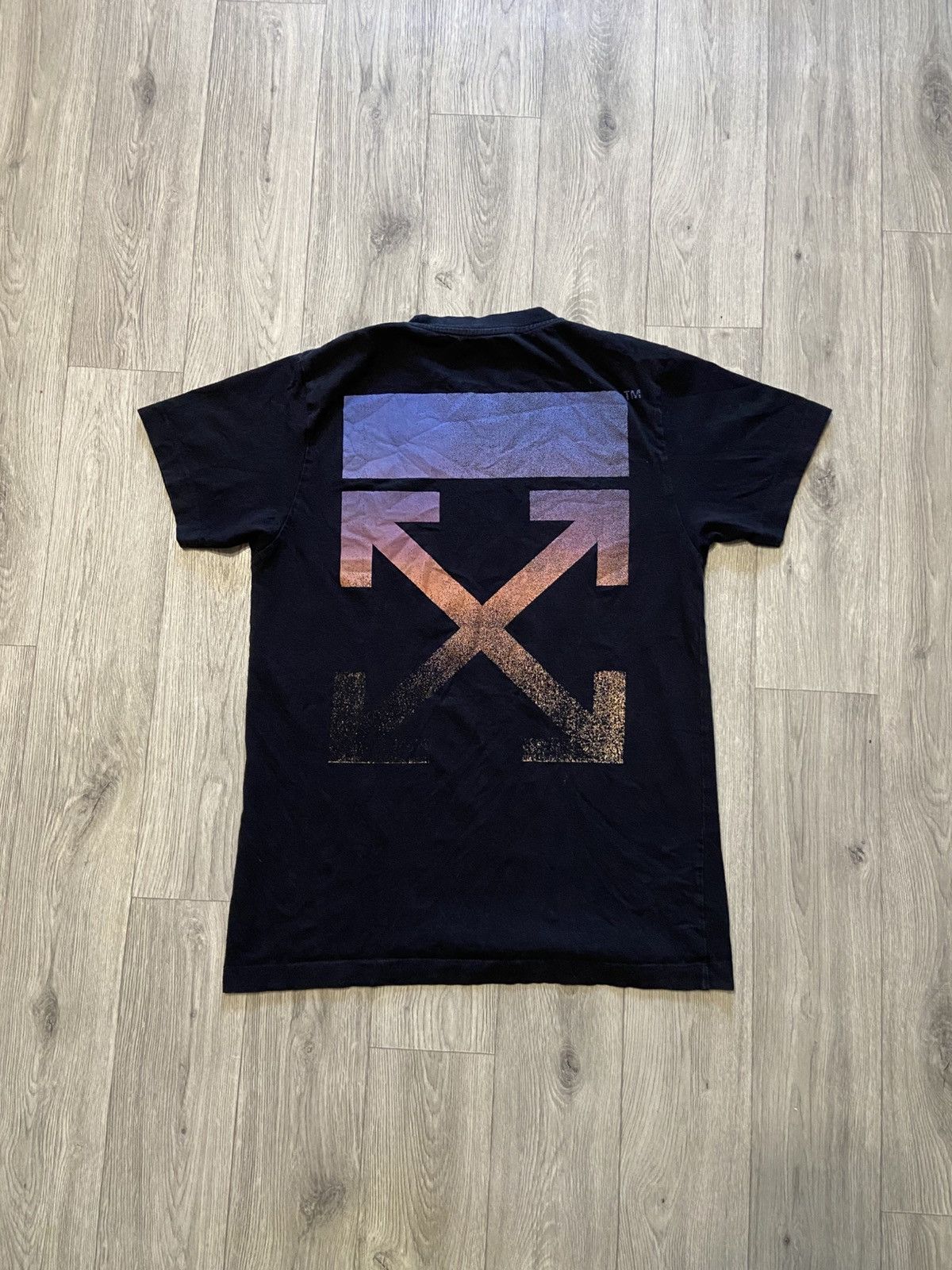 Off-White Off-White Black Degrade Arrow T-Shirt Size US M / EU 48-50 / 2 - 1 Thumbnail