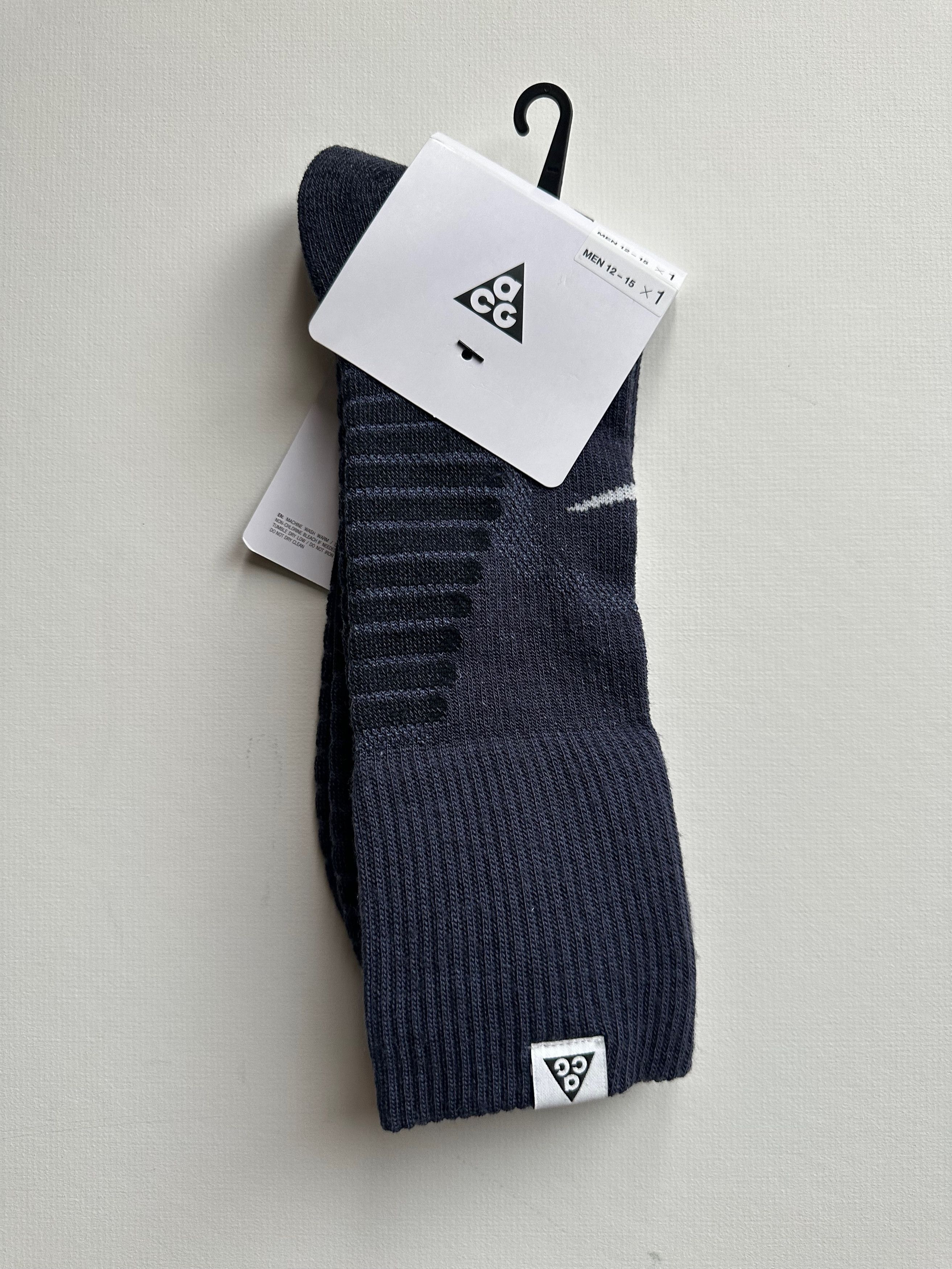 Nike ACG Nike ACG Dri-Fit Logo Socks - Dark Blue - Size 12 - 15 (NWT) Size ONE SIZE - 1 Thumbnail