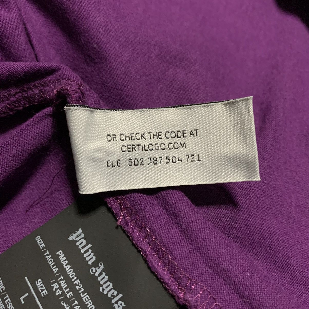 Palm Angels Palm Angels Large Classic Bear Purple Tee Size US L / EU 52-54 / 3 - 8 Thumbnail