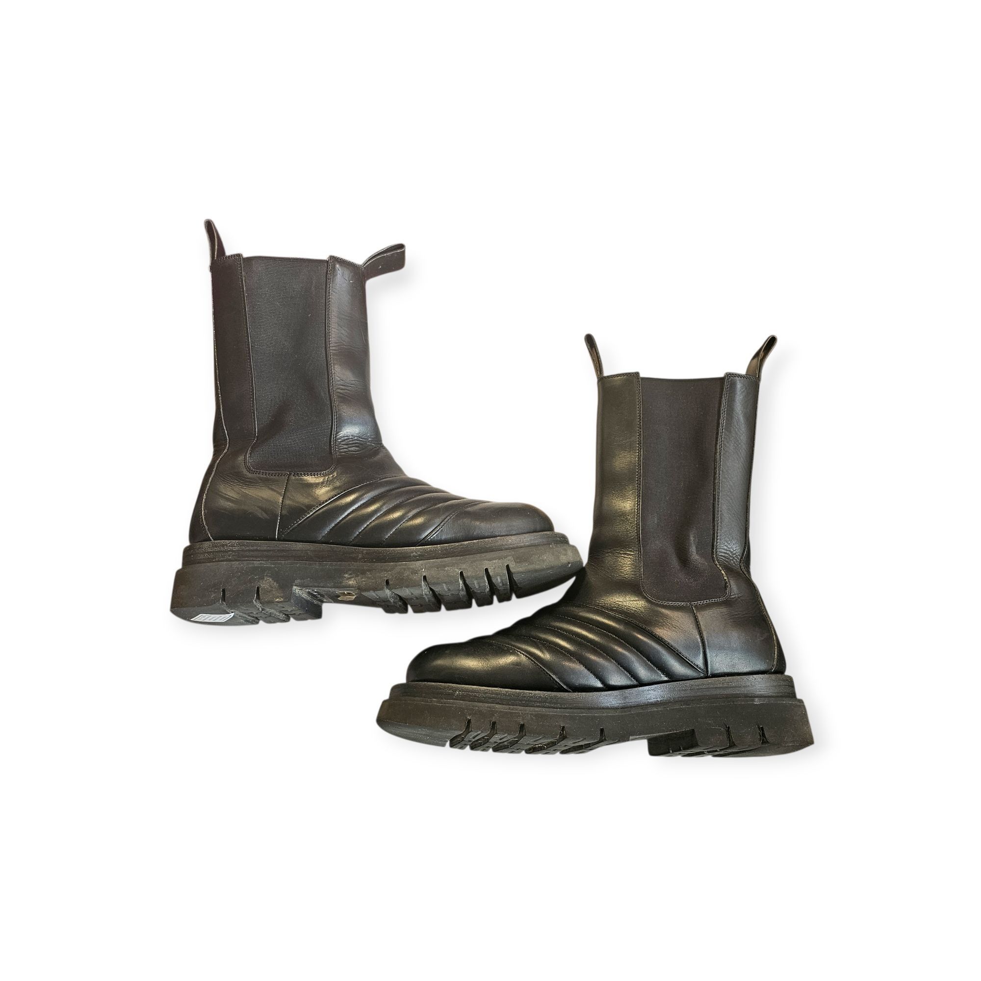 Bottega Veneta High Frequency Biker Boots Size US 8 / EU 41 - 1 Thumbnail