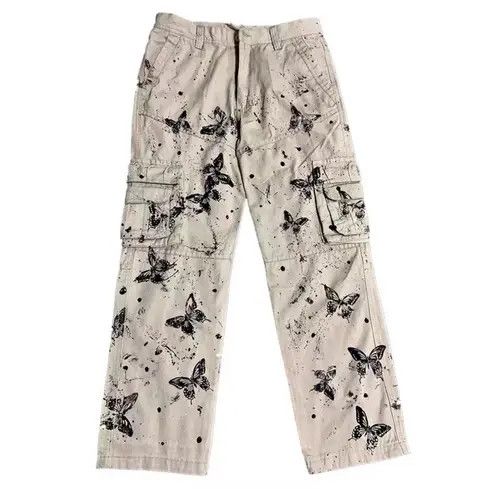 VIBE Artist splash tie-dye butterfly overalls Size US 30 / EU 46 - 3 Thumbnail
