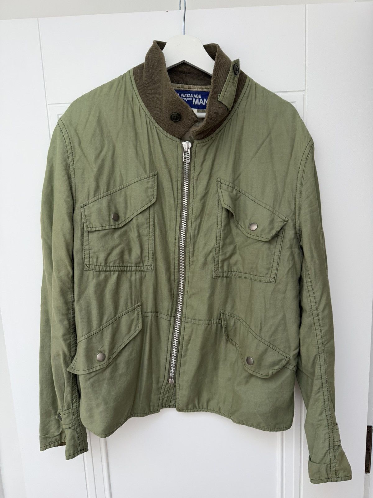 Junya Watanabe Junya Watanabe Green Bomber jacket cotton size M Size US M / EU 48-50 / 2 - 1 Thumbnail