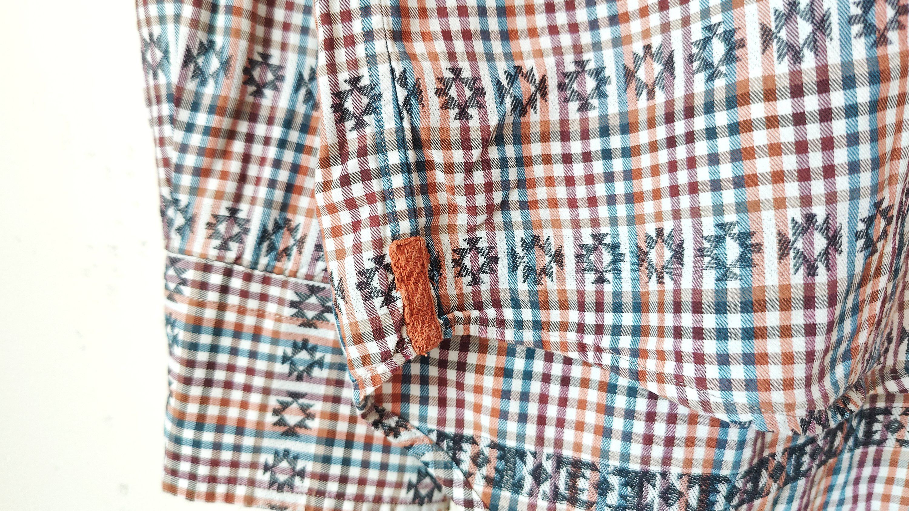 Missoni Missoni Aztec Print Multicolor Knitted Luxury Button Shirt Size US L / EU 52-54 / 3 - 7 Thumbnail