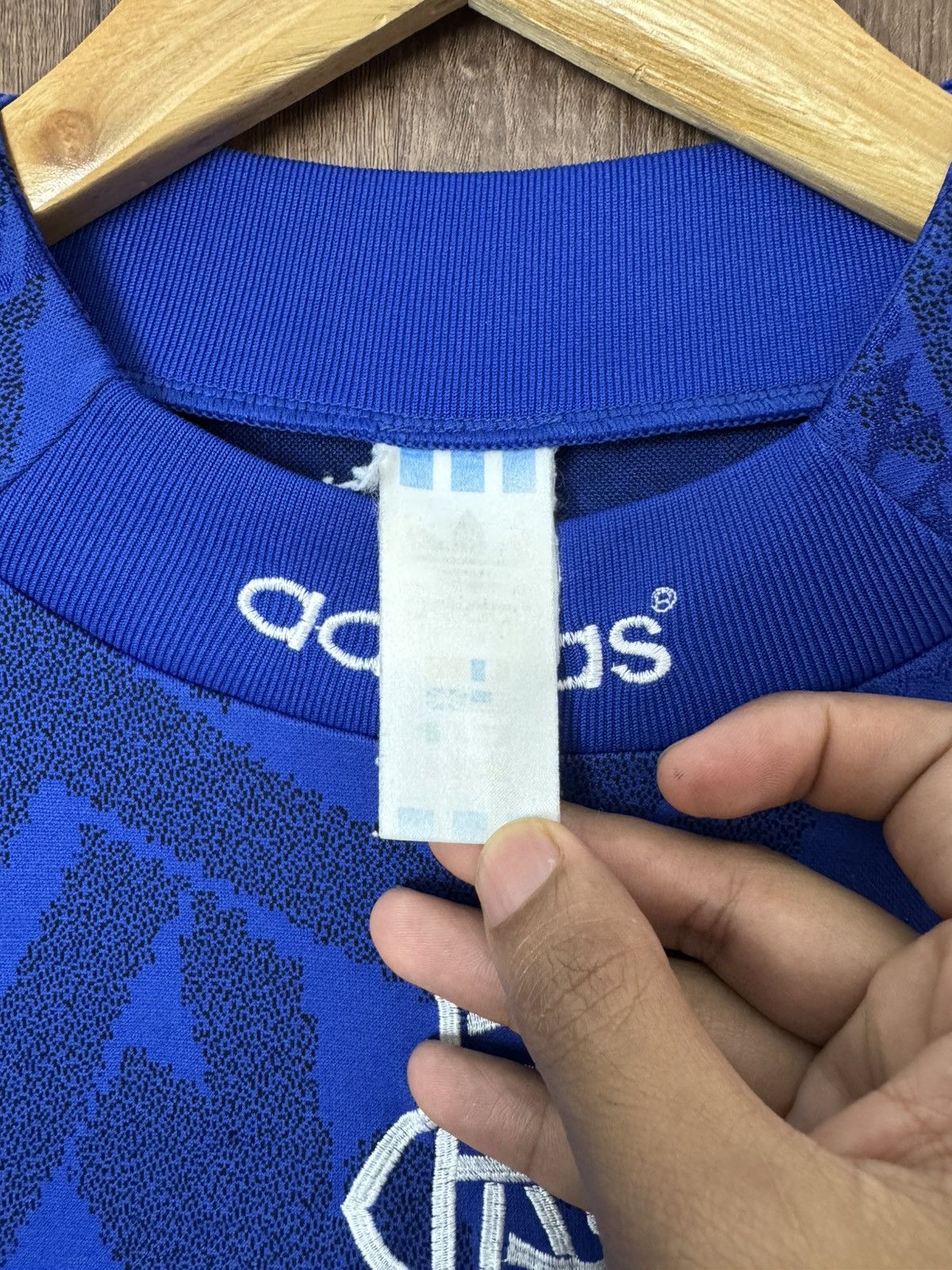 Adidas VINTAGE RARE ADIDAS RANGERS 94-96 HOME FOOTBALL JERSEY Size US XL / EU 56 / 4 - 6 Thumbnail