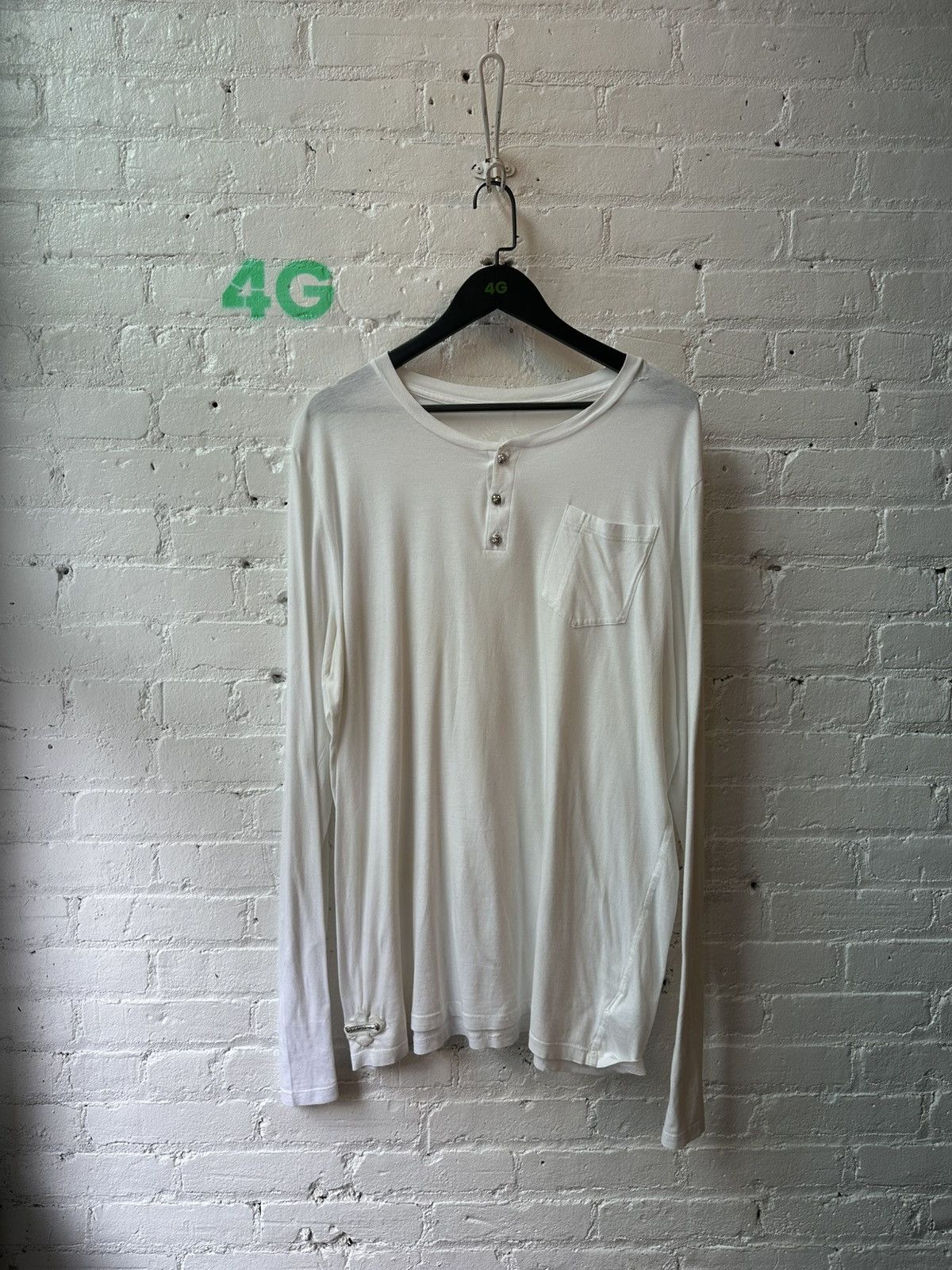 Chrome Hearts Chrome Hearts 3 Button Henley Size US XXL / EU 58 / 5 - 1 Thumbnail