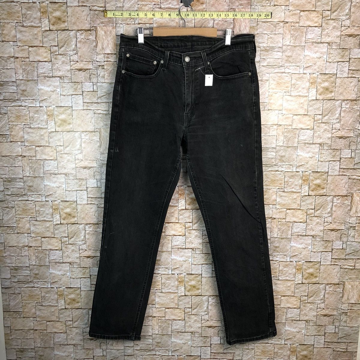 Levi's 541 Levis Black Denim jeans Pants #7567 Size US 33 - 1 Thumbnail