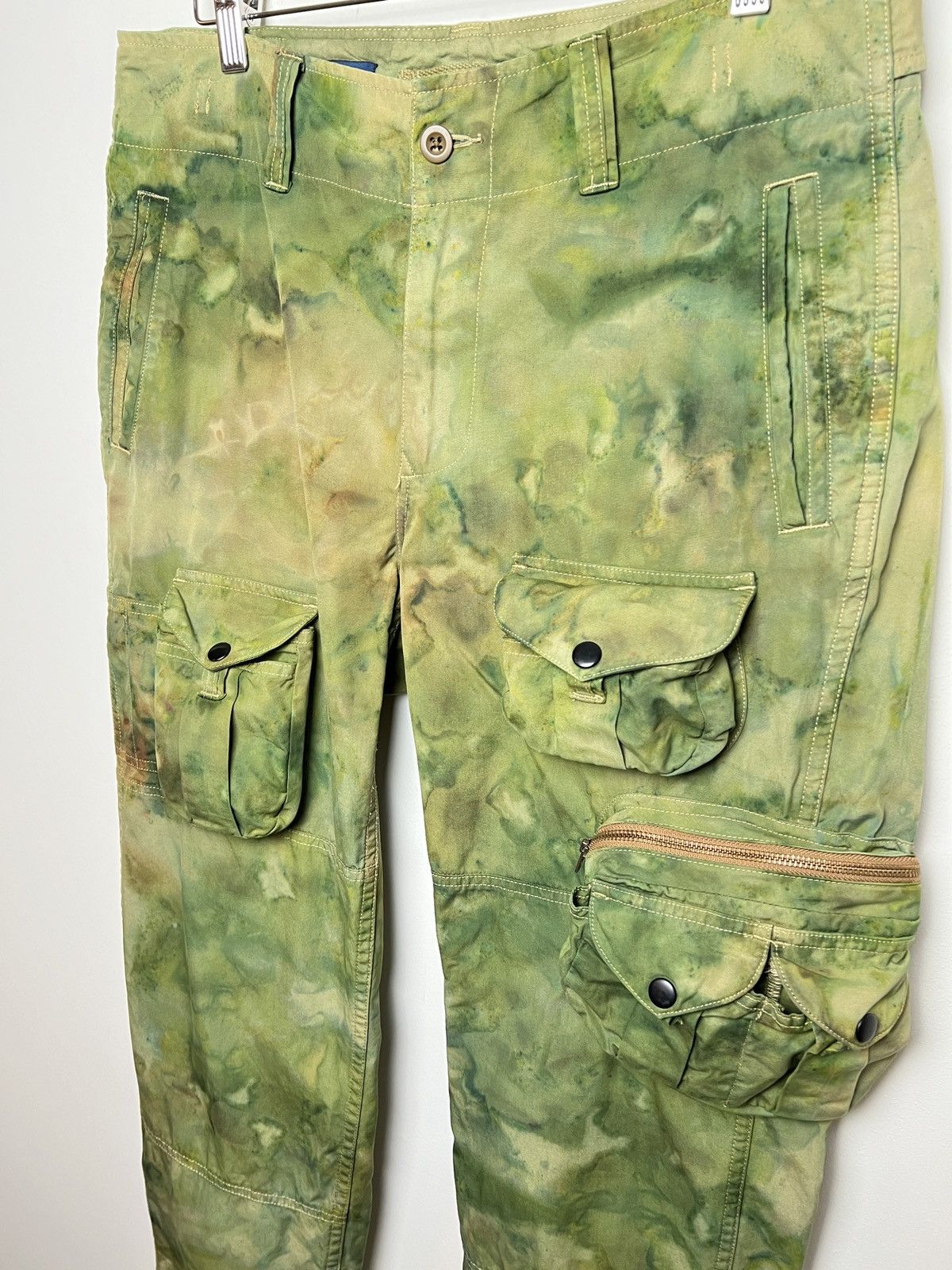 Polo Ralph Lauren ralph lauren tie dye cargo camo multipocket army pants Size US 34 / EU 50 - 4 Thumbnail
