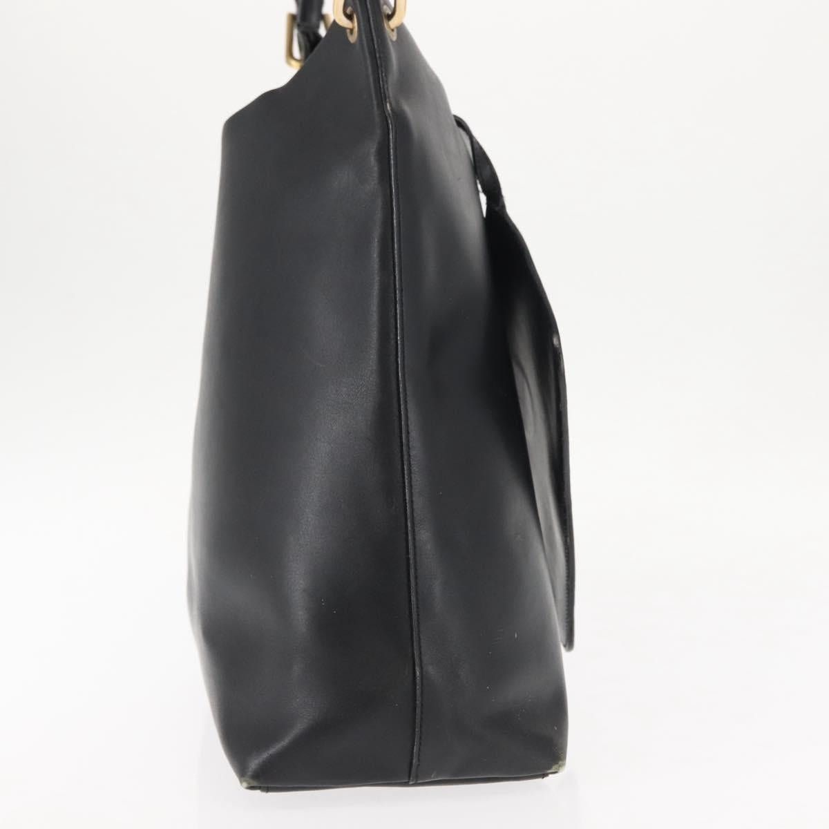 Gucci GUCCI Bamboo Shoulder Bag Leather Black Gold 001 1013 001 Size ONE SIZE - 5 Thumbnail