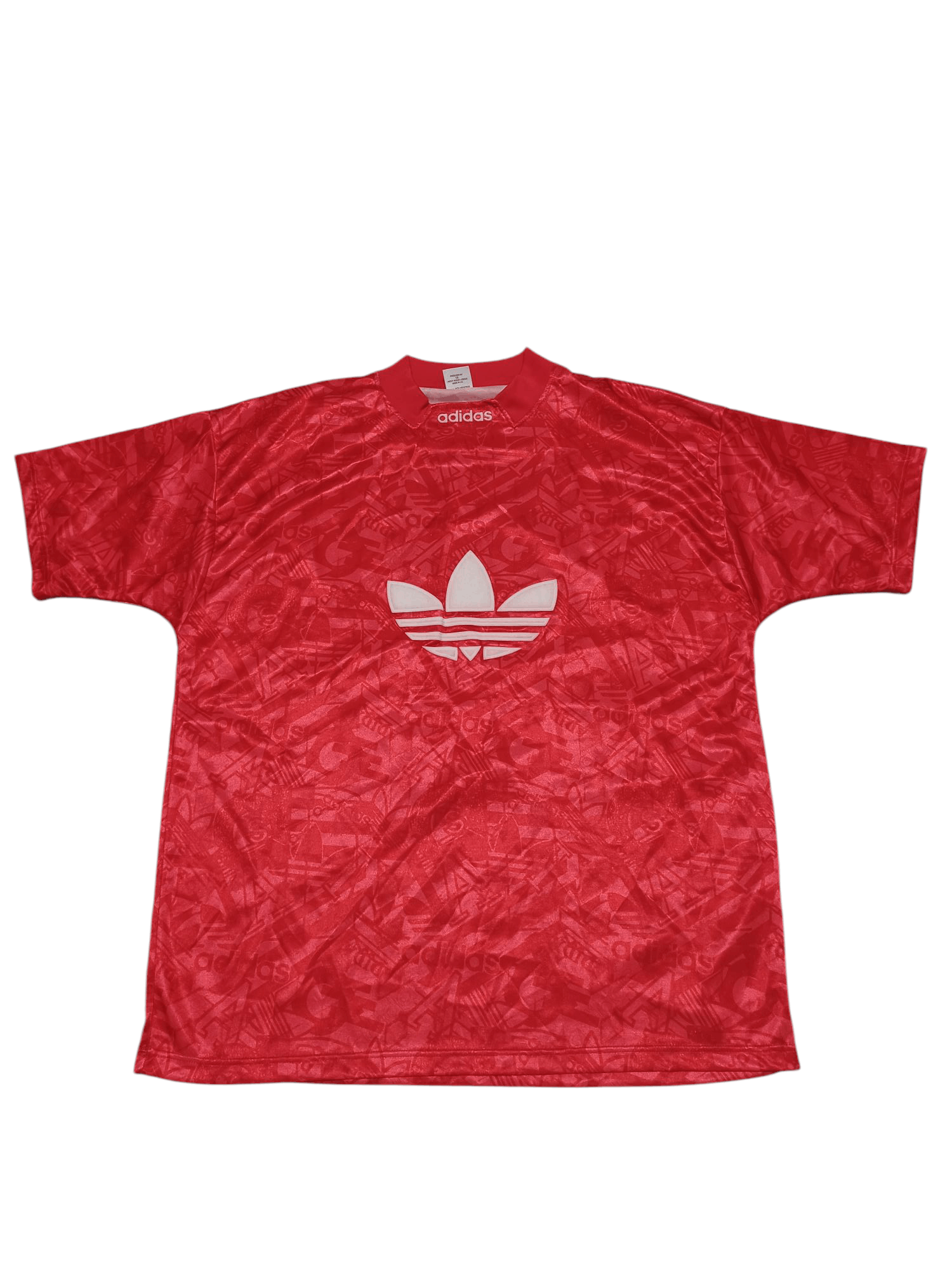 Adidas ADIDAS BIGLOGO FIRE MONOGRAM 80S 90S MADE IN ENGLAND JERSEY Size US L / EU 52-54 / 3 - 1 Thumbnail