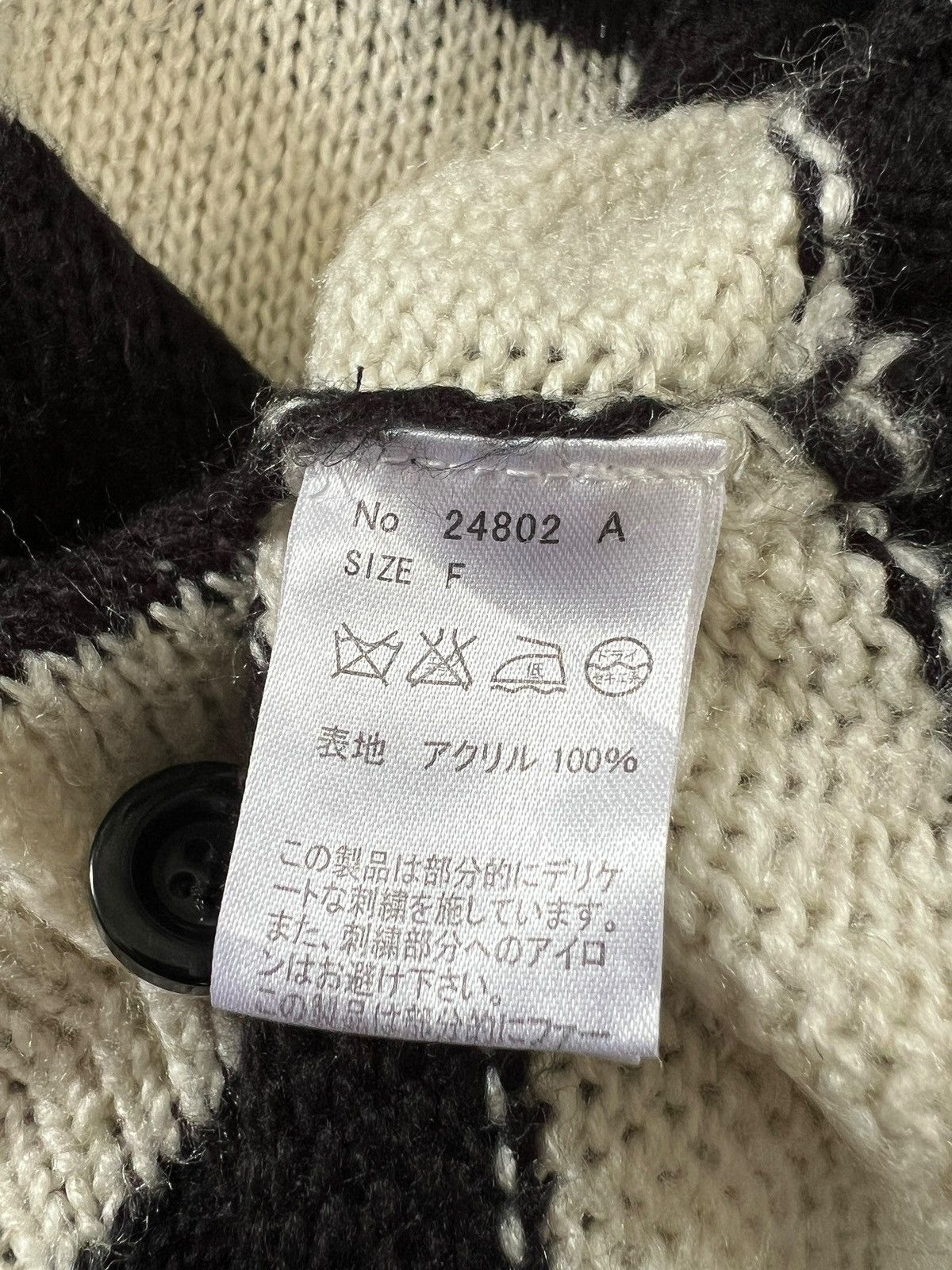 Algonquins Algonquins 🇯🇵 Border Stripes Button Knit Sweater Size L / US 10 / IT 46 - 10 Thumbnail