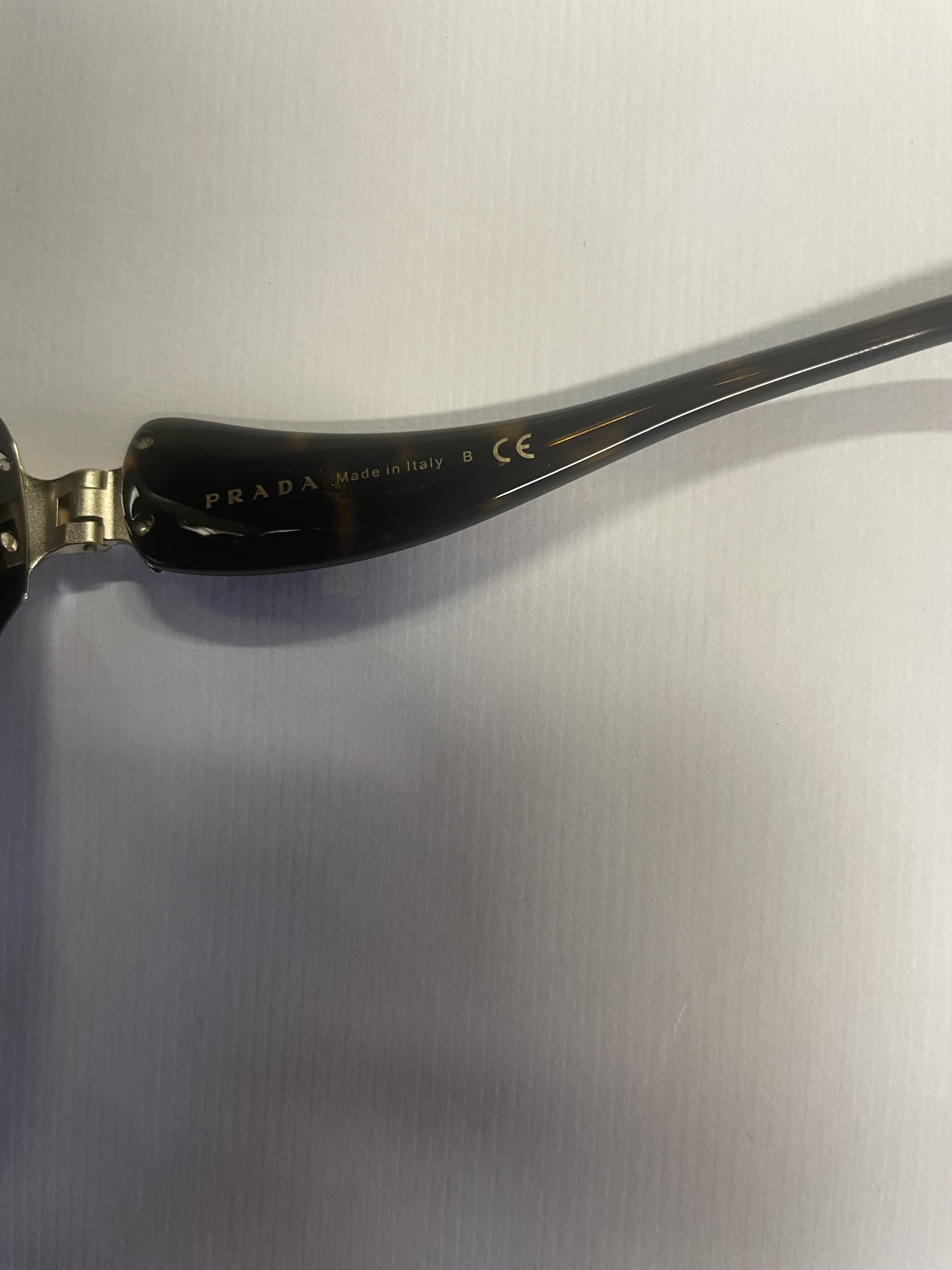 Prada PRADA WANDERER PR09TS 2AU-6S1 Brown Tortoise Gold Sunglasses Size ONE SIZE - 8 Thumbnail