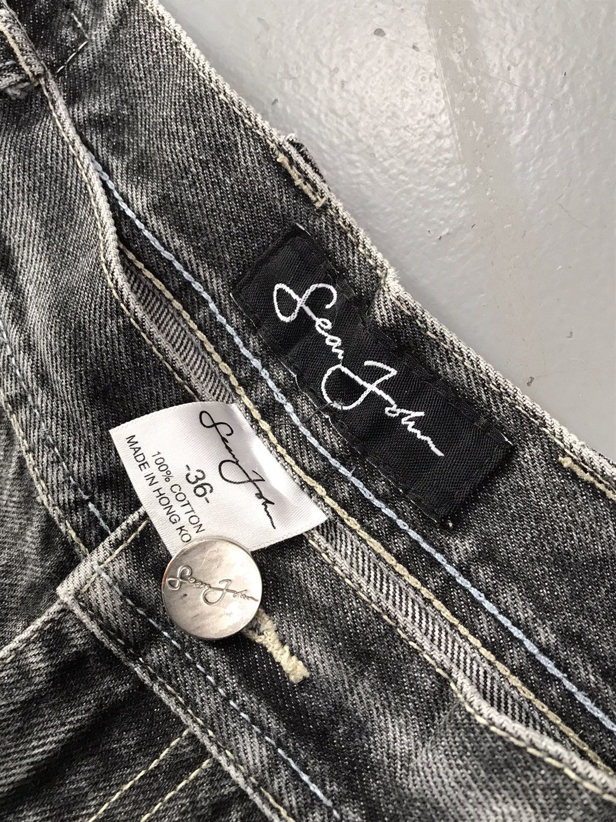 Sean John × Southpole × Vintage Rare vintage Sean John baggy fit SpellOut denim Size US 36 / EU 52 - 6 Thumbnail