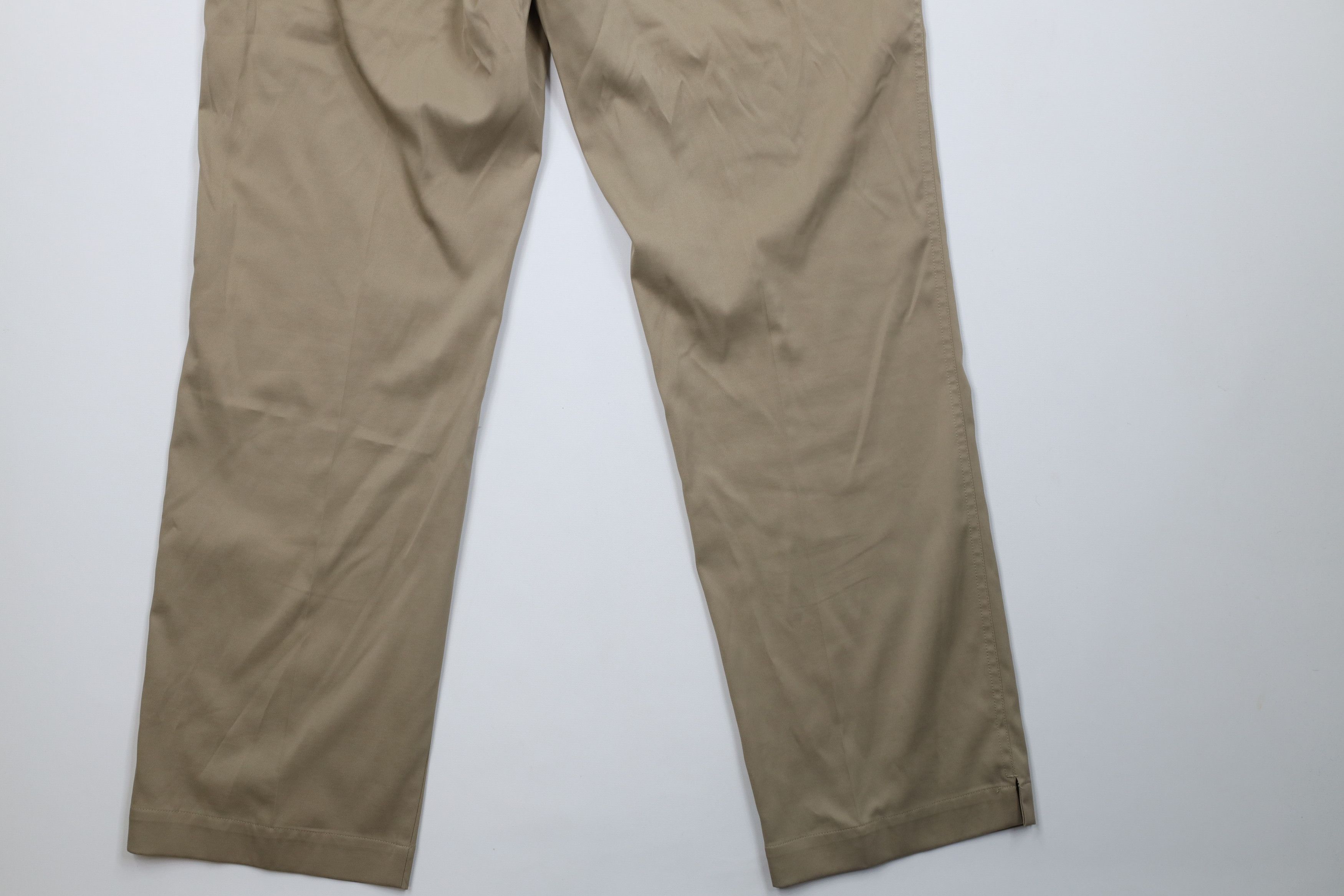 Nike Nike Golf Tech Knit Wide Leg Golfing Chino Pants Beige Size US 35 - 12 Thumbnail
