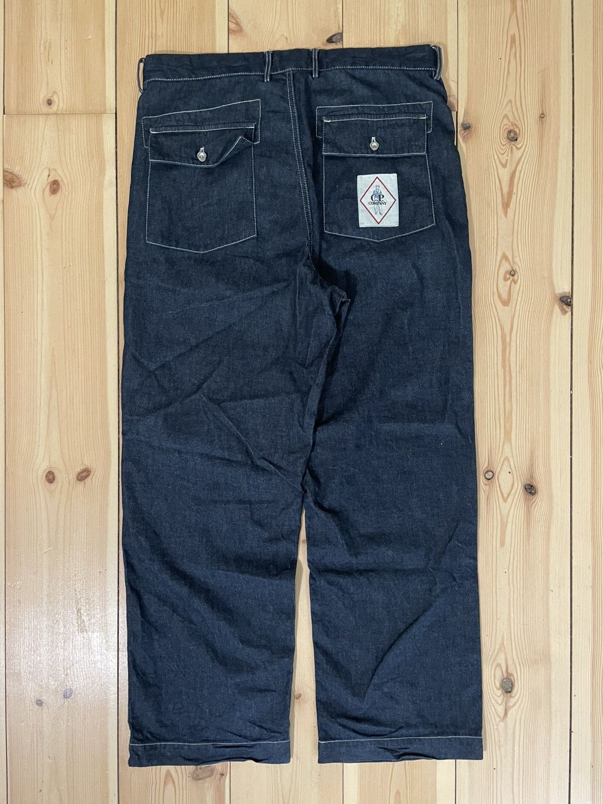 C.P. Company 3/1 Denim Loose Pants Size US 32 / EU 48 - 4 Thumbnail