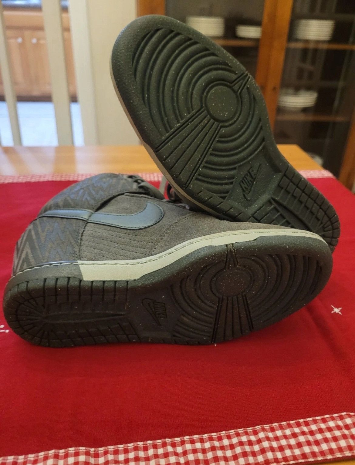 Nike 2013 Nike Dunk Sky High Print Dark Mica Green/Sea Spray Size US 7 / IT 37 - 5 Thumbnail