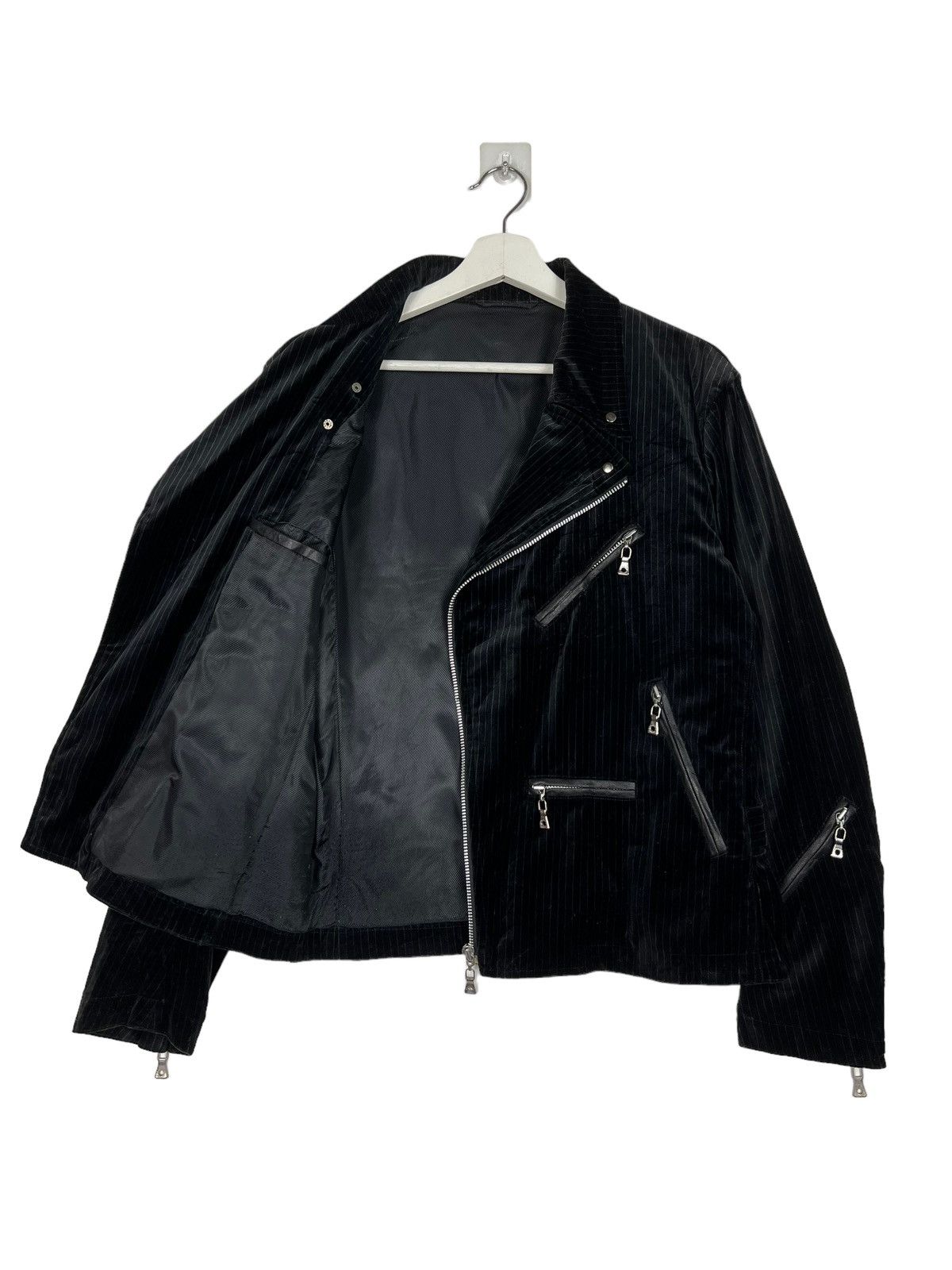 Japanese Brand × semanticdesign 🔥 SEMANTIC DESIGN DOUBLE COLAR BIKER MOTO JACKET Size US S / EU 44-46 / 1 - 9 Thumbnail