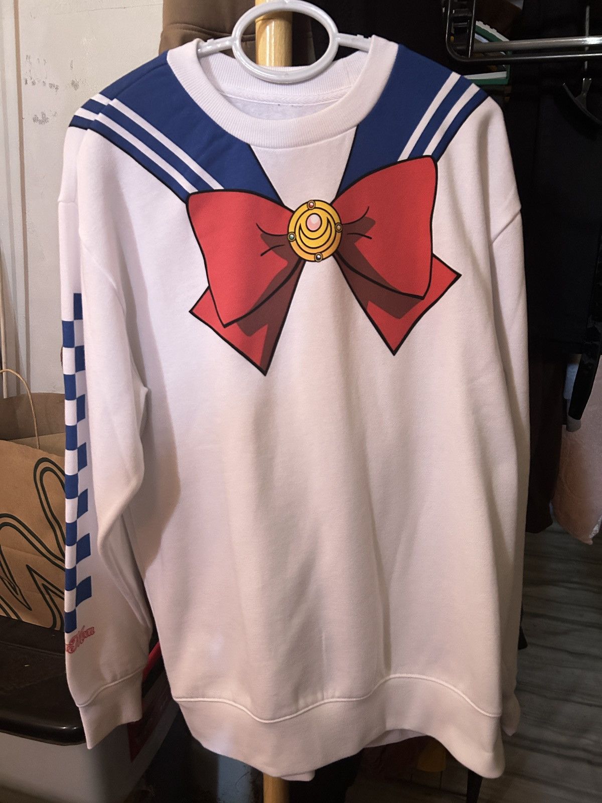 Vans Vans X Sailor Moon Crew Fleece Sweatshirt Size S / US 4 / IT 40 - 1 Thumbnail