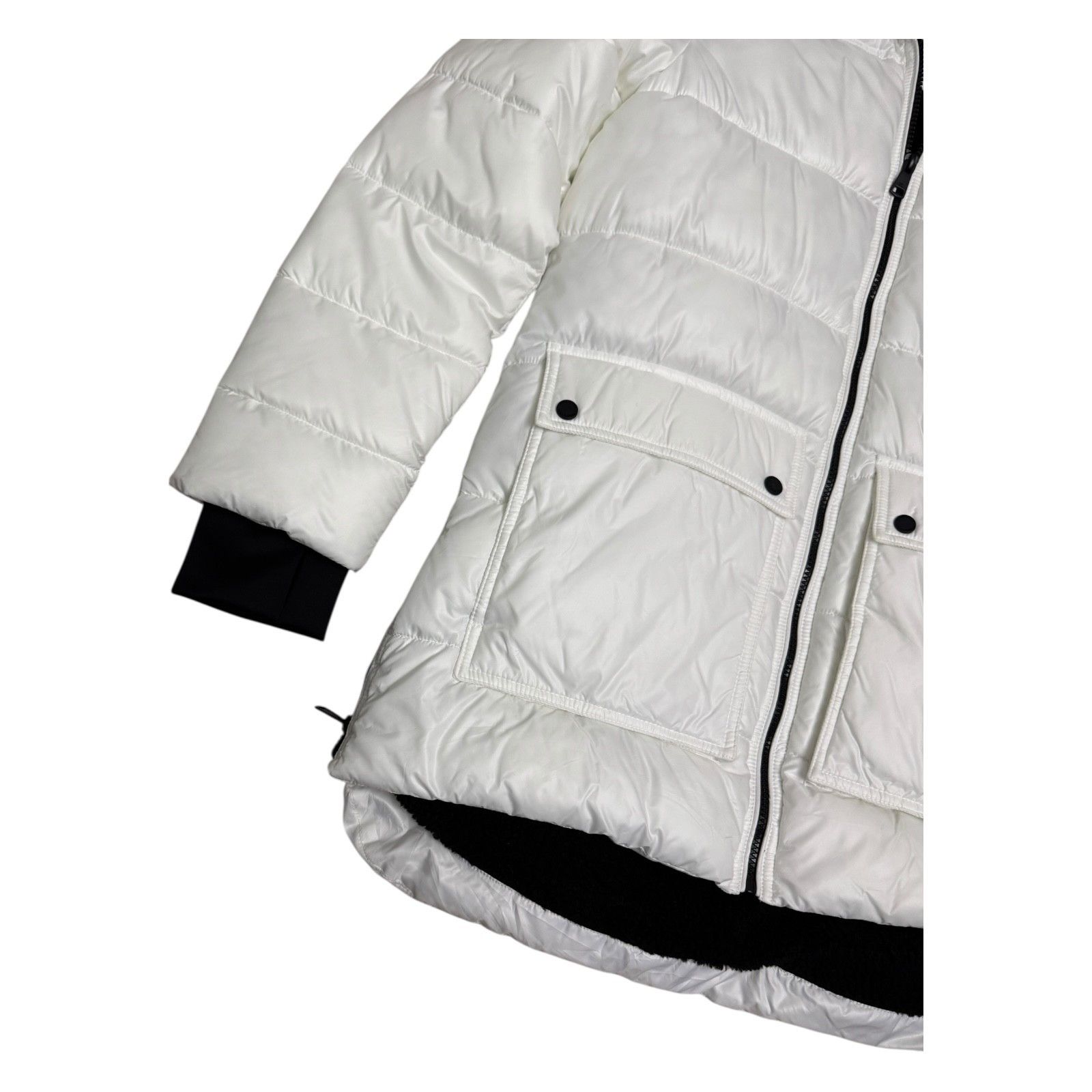 Kenneth Cole KENNETH COLE REACTION White Winter Puffer Parka Coat Medium Size M / US 6-8 / IT 42-44 - 4 Thumbnail