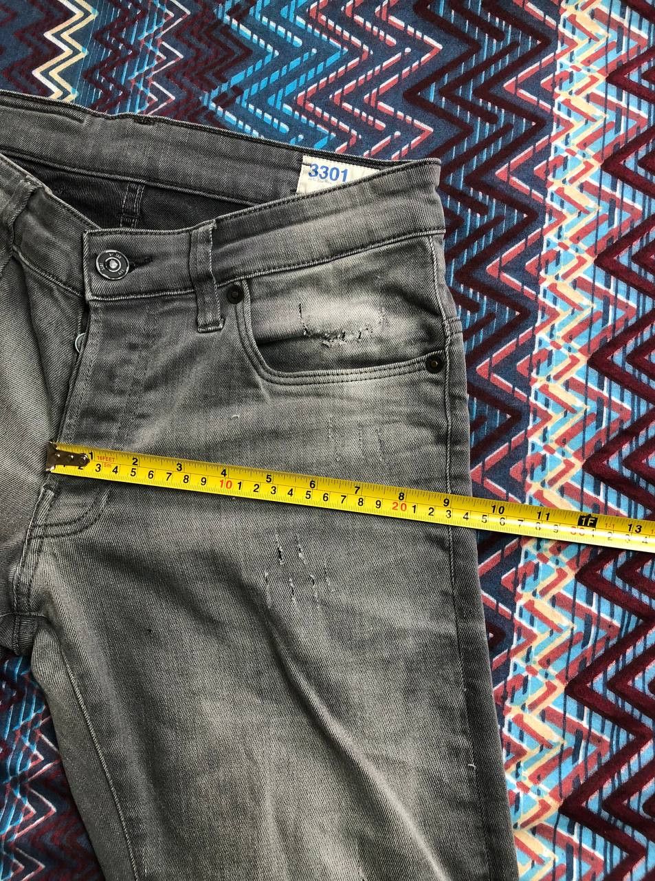G-Star × Vintage G-STAR 3301 Tapered Pants Raw Baggy Denim Goth Size US 30 / EU 46 - 9 Thumbnail