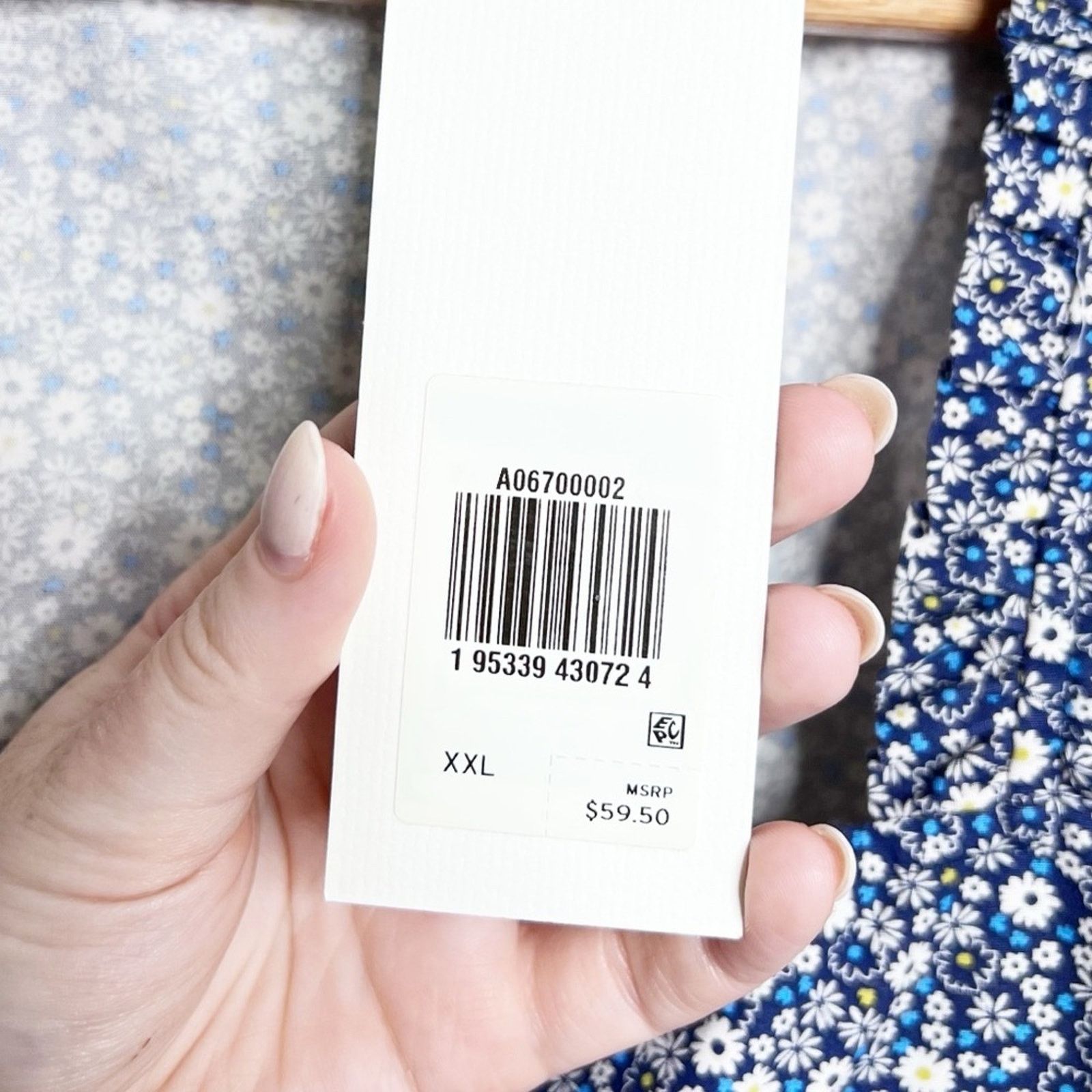 Levi's New with Tags Levi's Women's Joella Floral Crop Blouse Size XXL / US 16-18 / IT 52-54 - 12 Thumbnail
