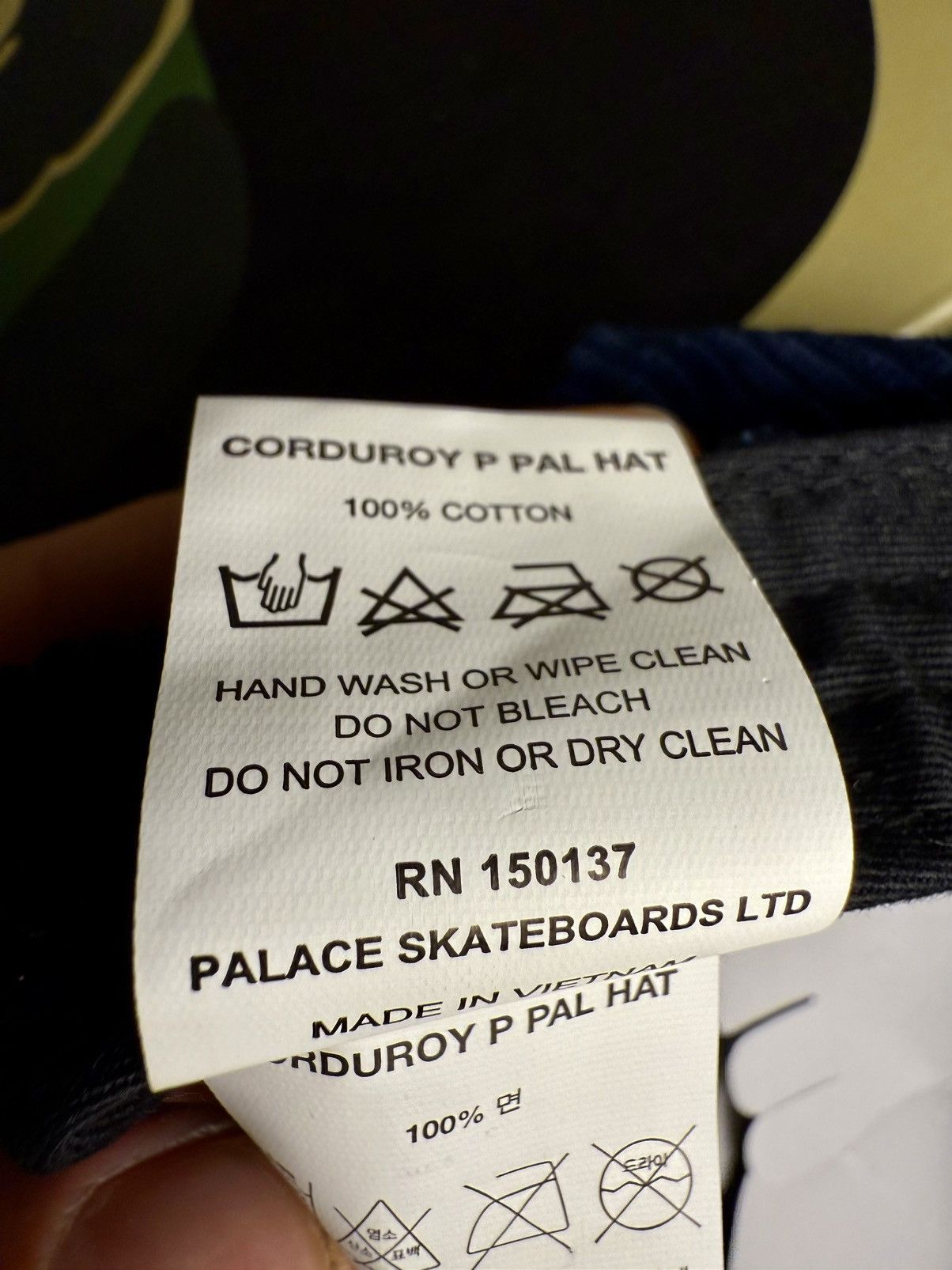Palace Palace Corduroy 6 Panel Navy Hat Brand New Size ONE SIZE - 13 Thumbnail