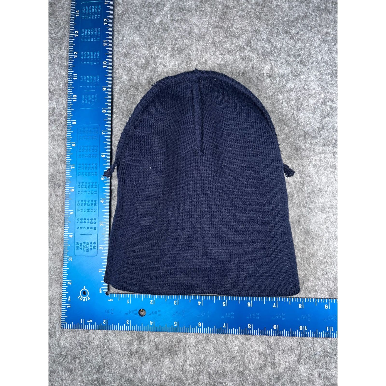 Vintage Yupoong Hat Adult One Size Blue Solid Logo Ski Acrylic Mens Size ONE SIZE - 6 Thumbnail
