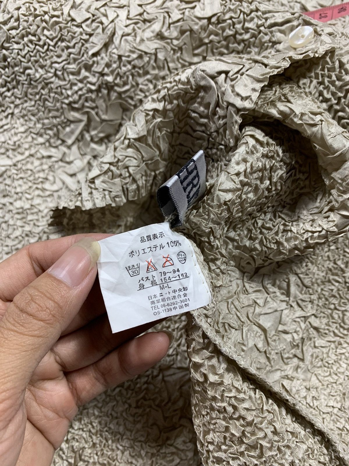 Issey Miyake × Japanese Brand × Yohji Yamamoto Japanese Undefined Pleated shirt issey style Size M / US 6-8 / IT 42-44 - 6 Thumbnail
