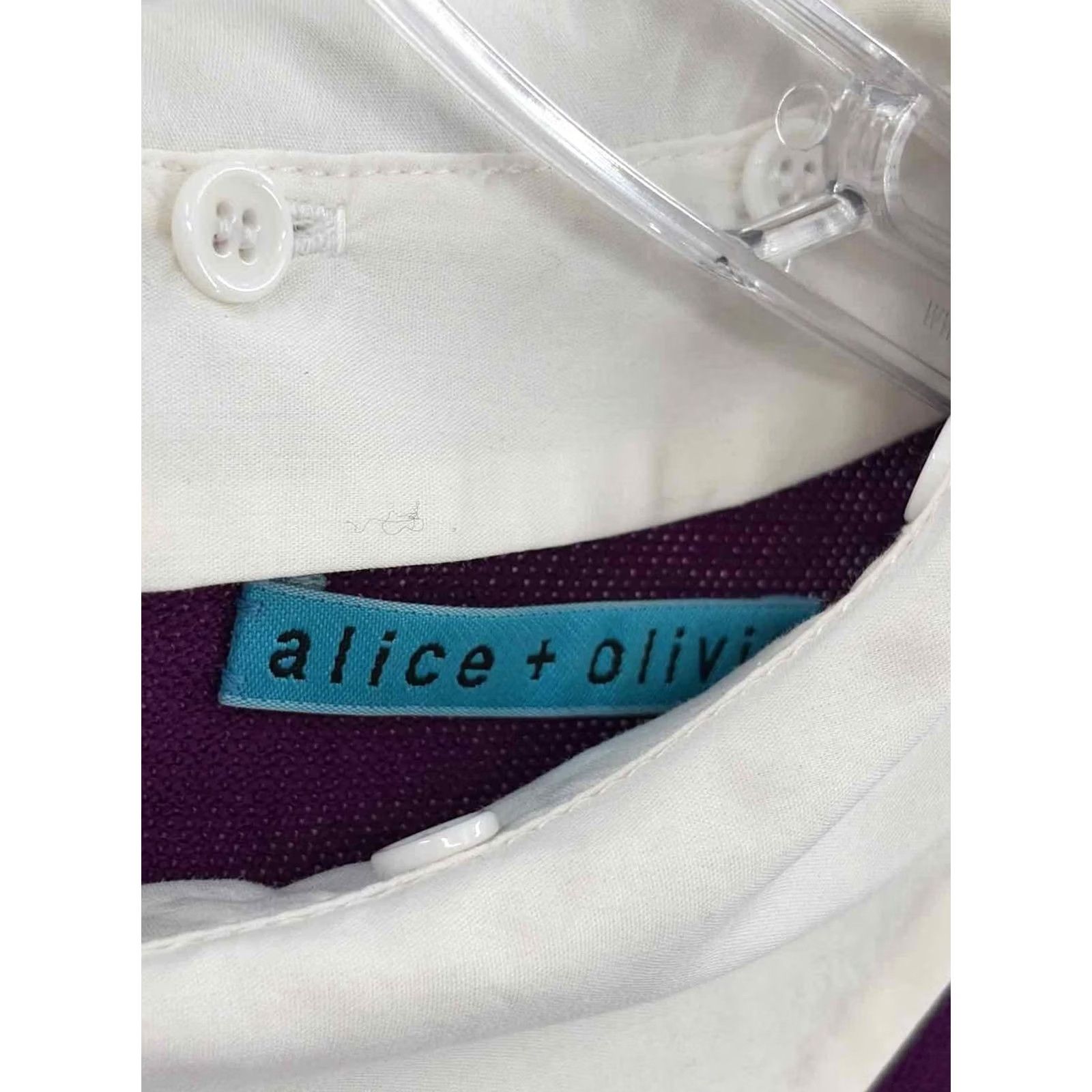 Alice + Olivia Alice + Olivia Sweater Size Small Purple Pre-Owned Size S / US 4 / IT 40 - 3 Thumbnail