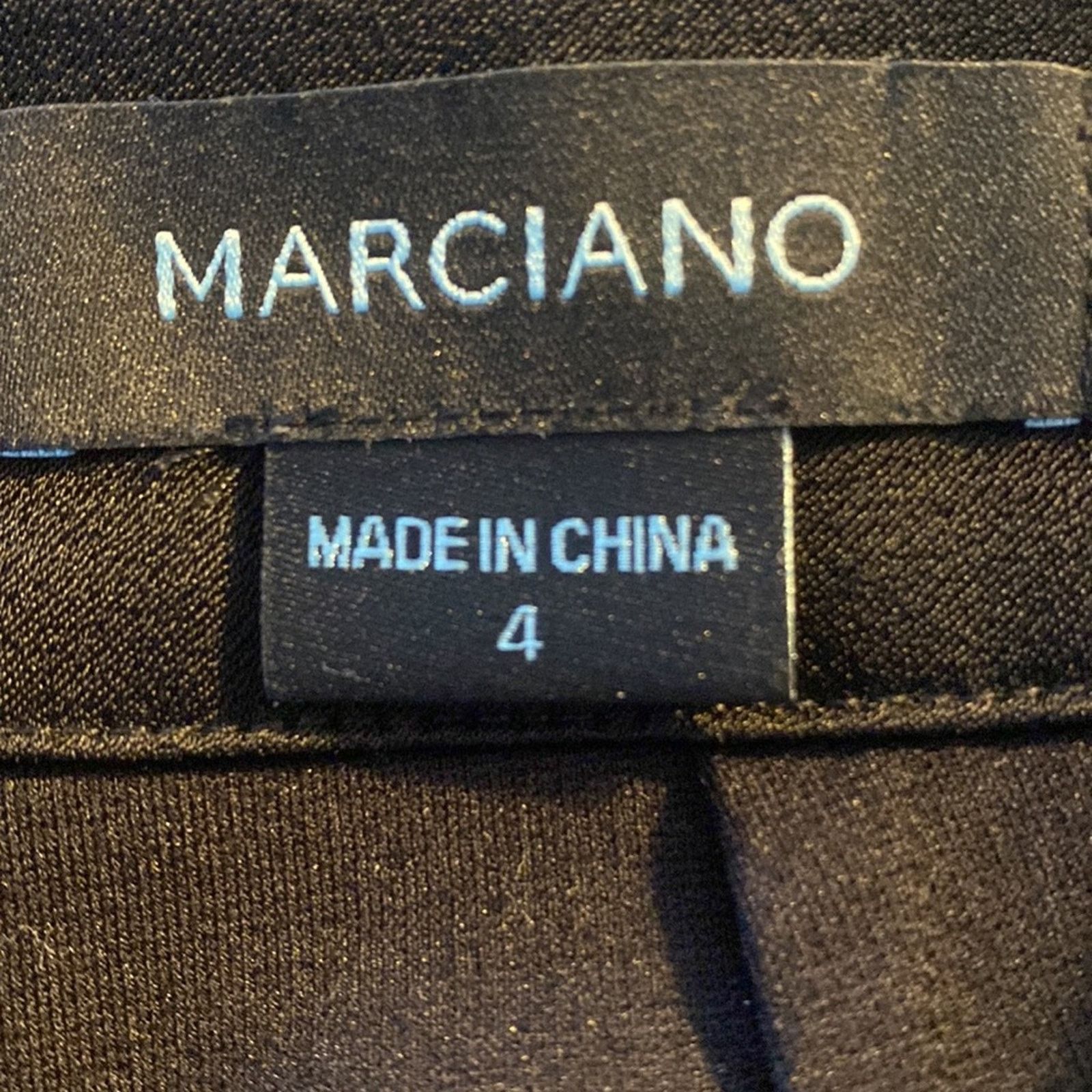 Georges Marciano Marciano Fiera Coy Black with Gold Piping Size 4 Size 27" / US 4 / IT 40 - 4 Thumbnail