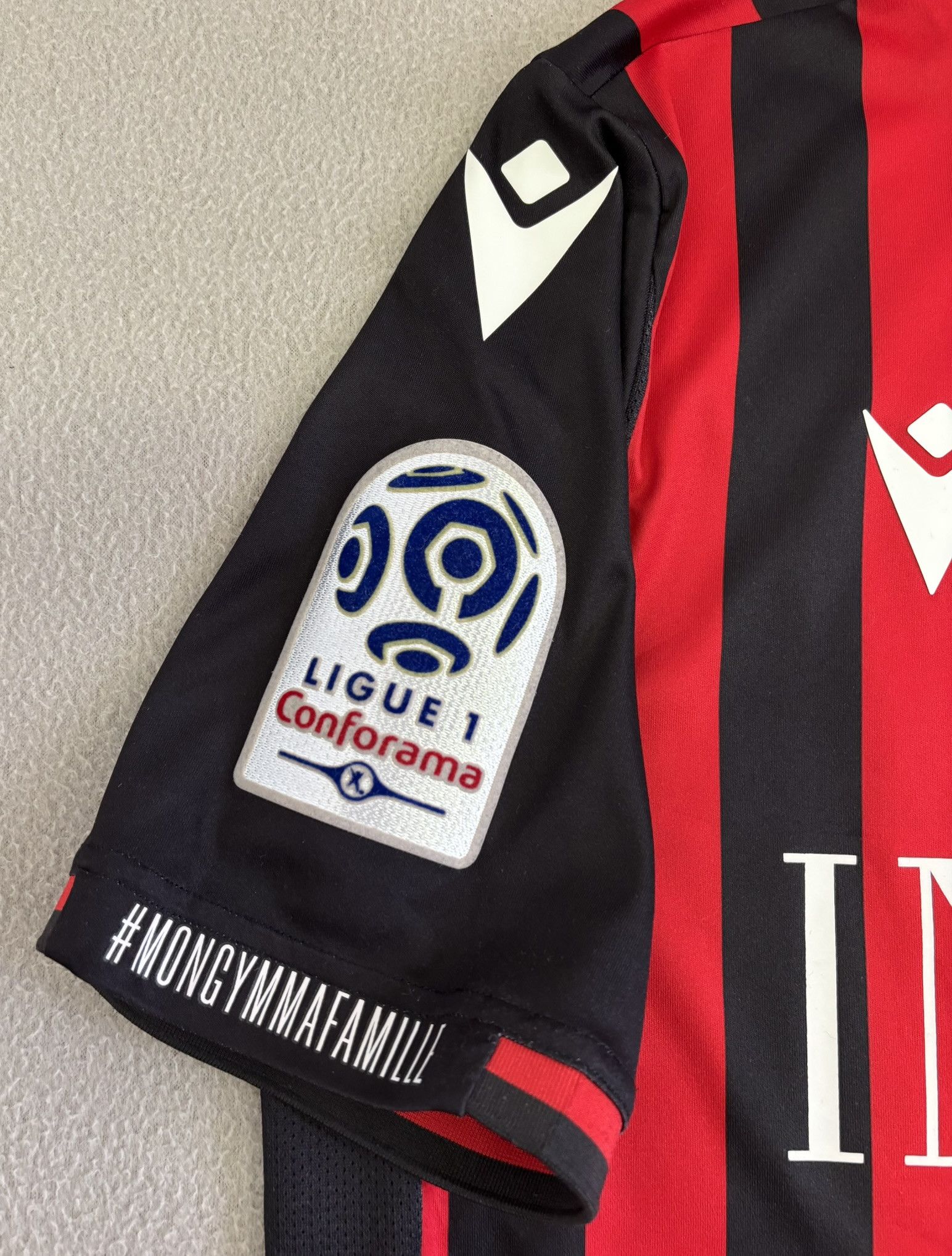 Macron OGC Nice 2019/2020 Durmisi #27 Macron Football Jersey Size L Size US L / EU 52-54 / 3 - 8 Thumbnail