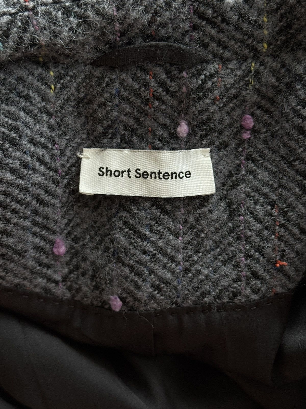 Hysteric Glamour Short Sentence avant garde wool blend coat Size XS / US 0-2 / IT 36-38 - 9 Thumbnail