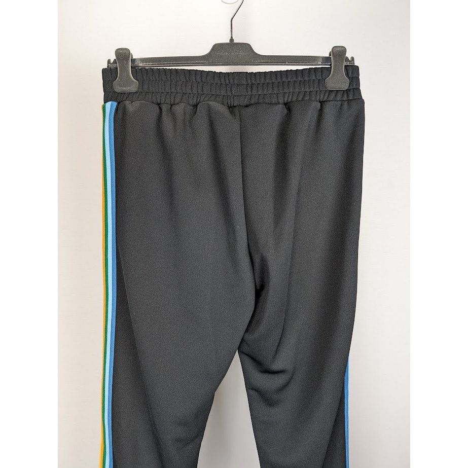 Palm Angels o1rshd1 Rainbow Track Pants in Black/Multicolor Size US 34 / EU 50 - 12 Thumbnail