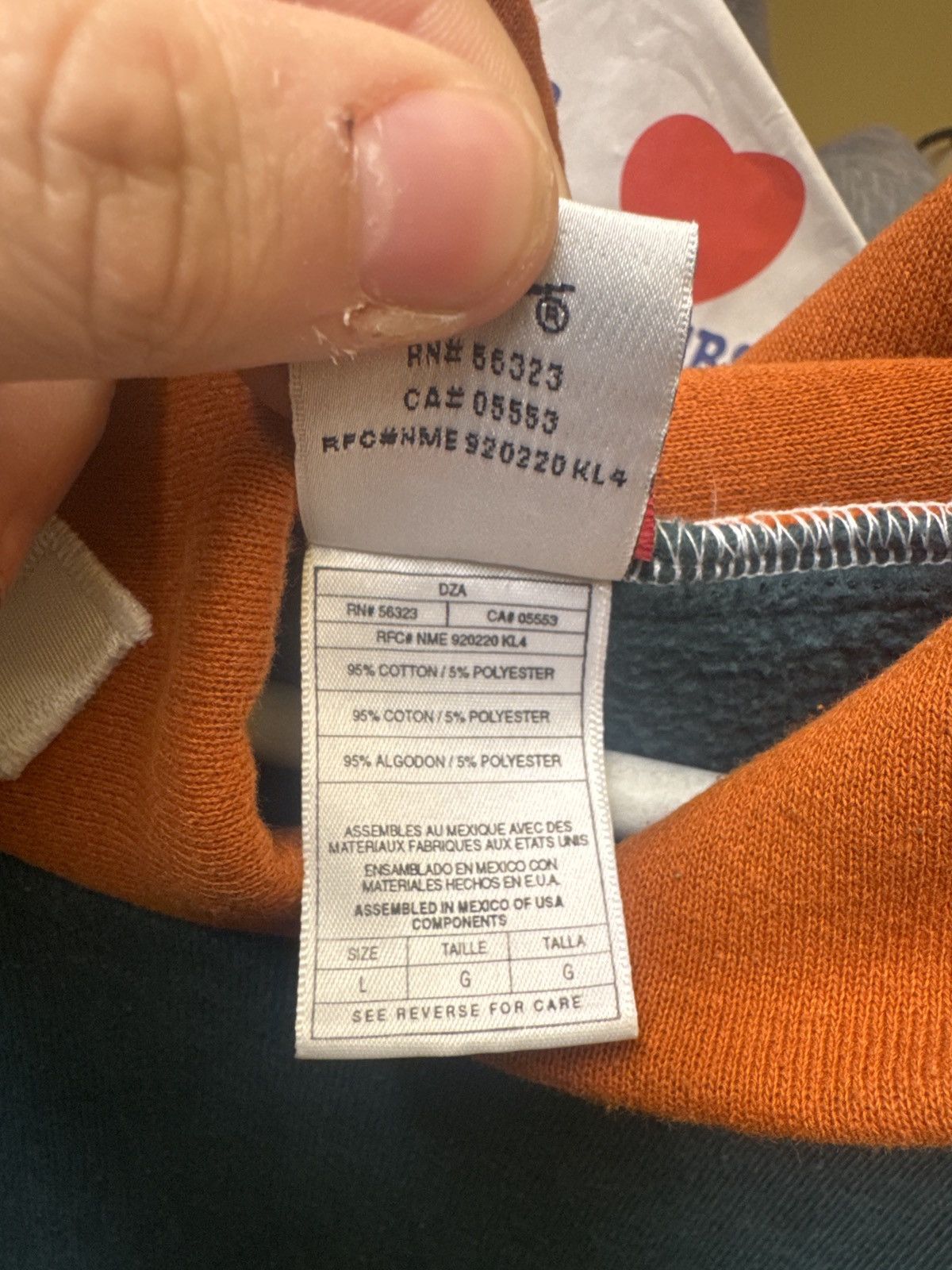 Nike Nike 1of1 Custom Defective Garments Nike Hoodie Rare Y2K Size US L / EU 52-54 / 3 - 9 Thumbnail