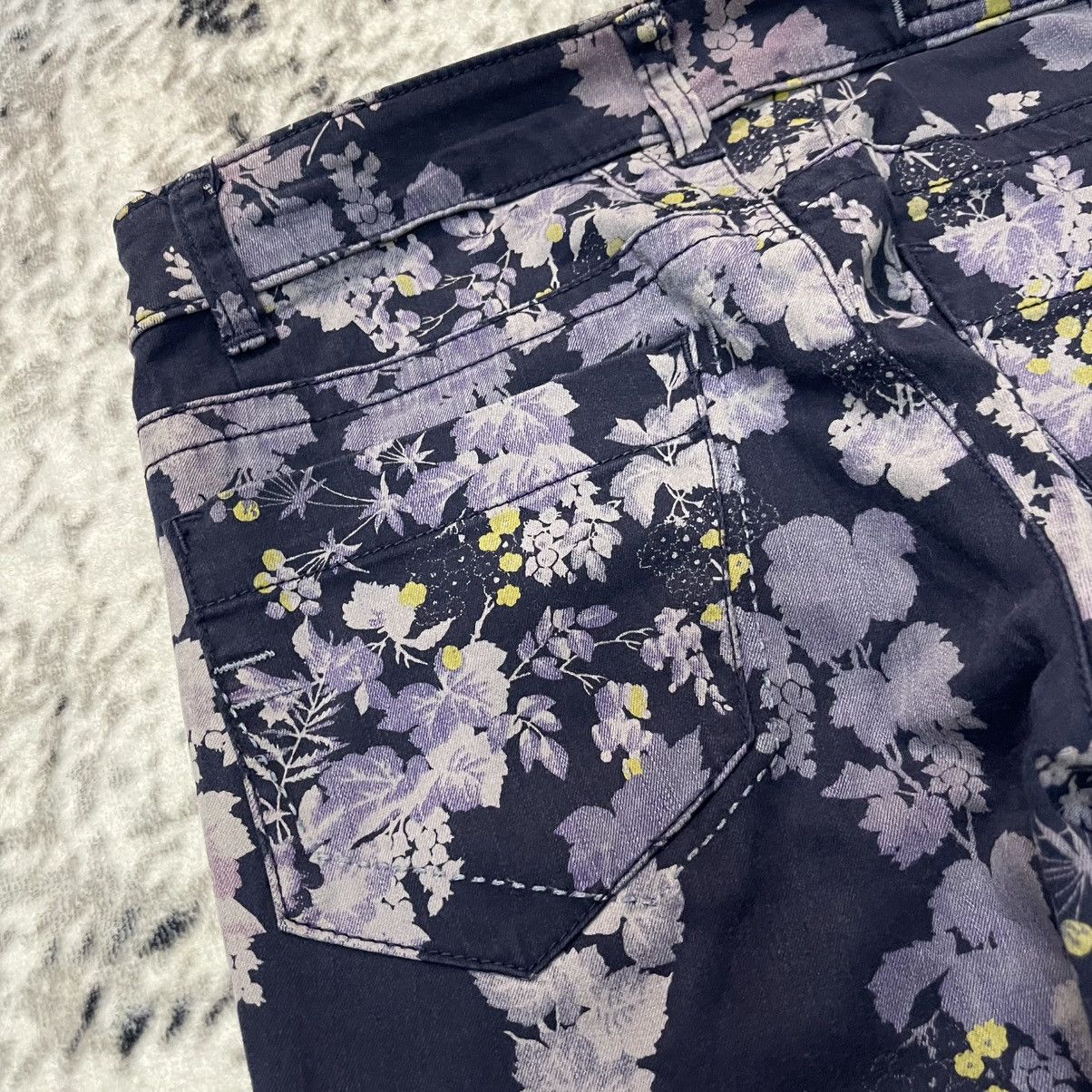 Marithe + Francois Girbaud Marithe Francais Girbaud Floral Ankle Pants Size 27" / US 4 / IT 40 - 18 Thumbnail