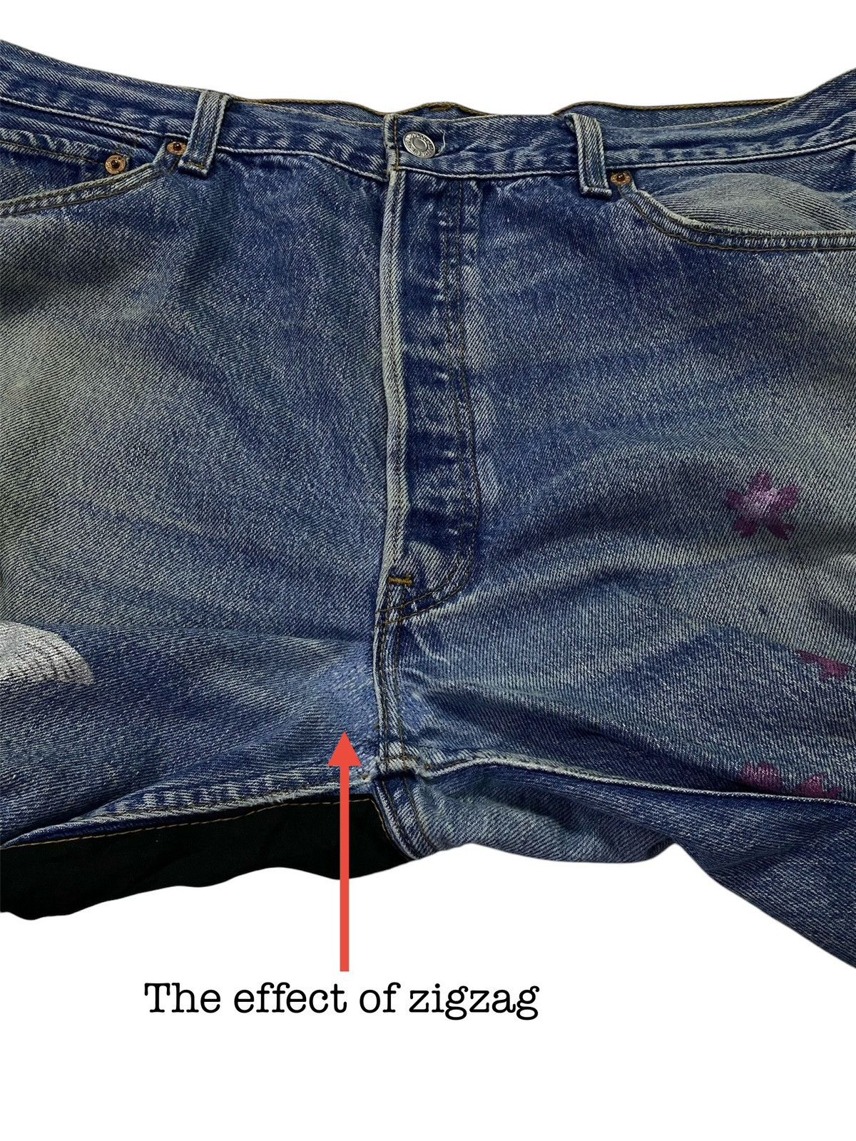 Levi's Vintage Levi’s 501 Custom Sukajan Distressed Denim Pants Size US 36 / EU 52 - 14 Thumbnail