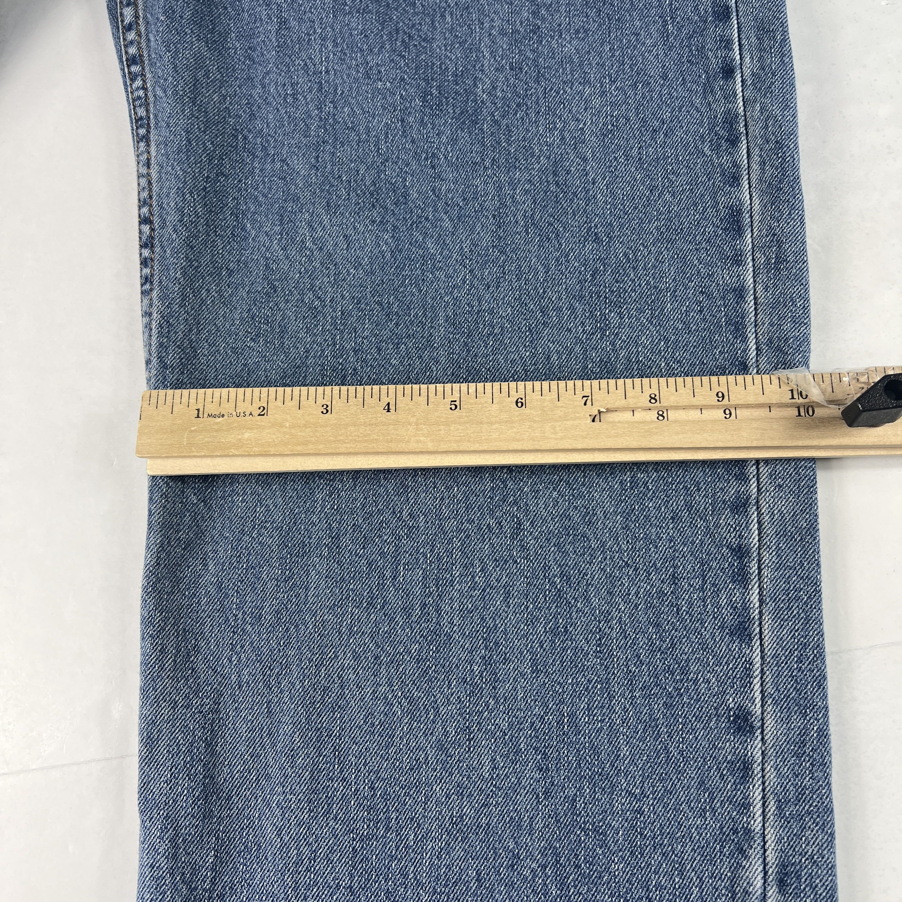 Levi's × Vintage Y2K Levi's Jeans 550 Relaxed Blue Faded Cotton Denim Size US 34 / EU 50 - 19 Thumbnail