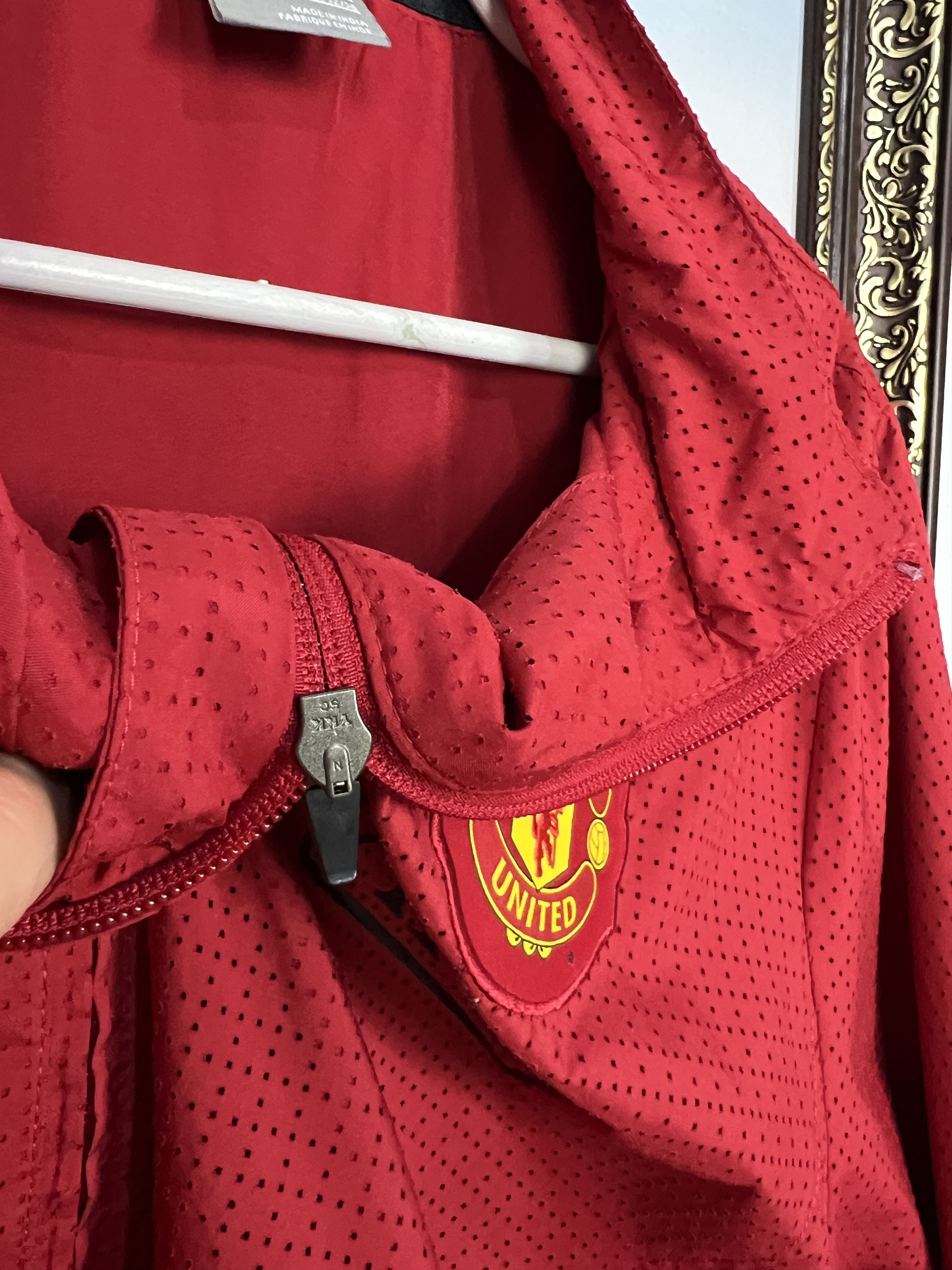 Nike Vintage Manchester United Football Jacket Soccer Track Top Size US L / EU 52-54 / 3 - 4 Thumbnail