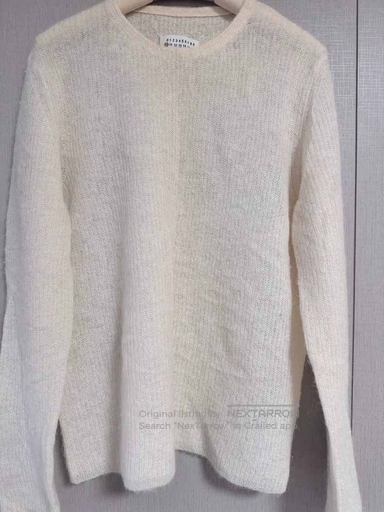 Maison Margiela Maison Margiela Milky white sweater Size US S / EU 44-46 / 1 - 1 Thumbnail