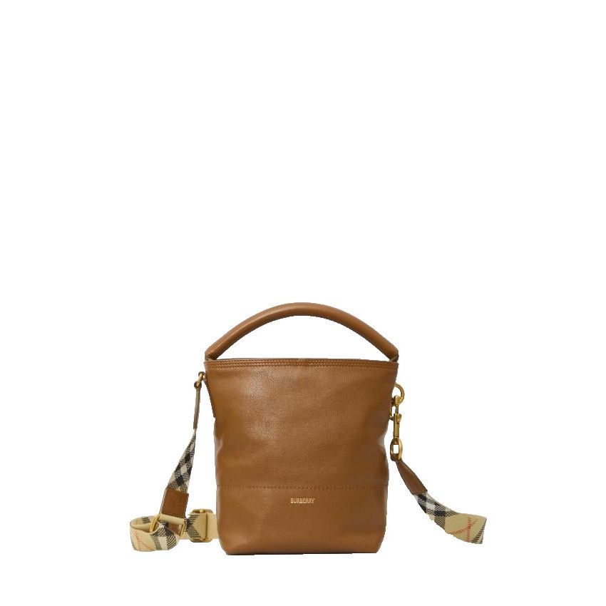 Burberry BURBERRY B Clip Beige Leather Bucket Bag New & Authentic Size ONE SIZE - 1 Thumbnail