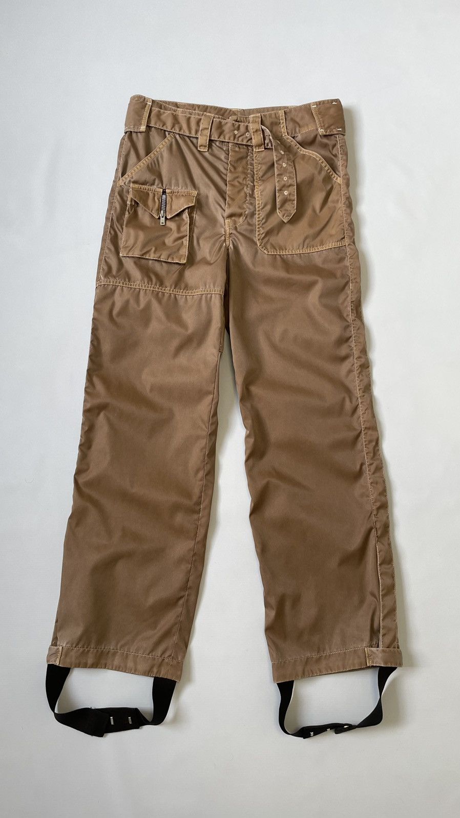 Maison Margiela Sample Over Dyed Nylon Cargo Trousers Size US 32 / EU 48 - 21 Thumbnail